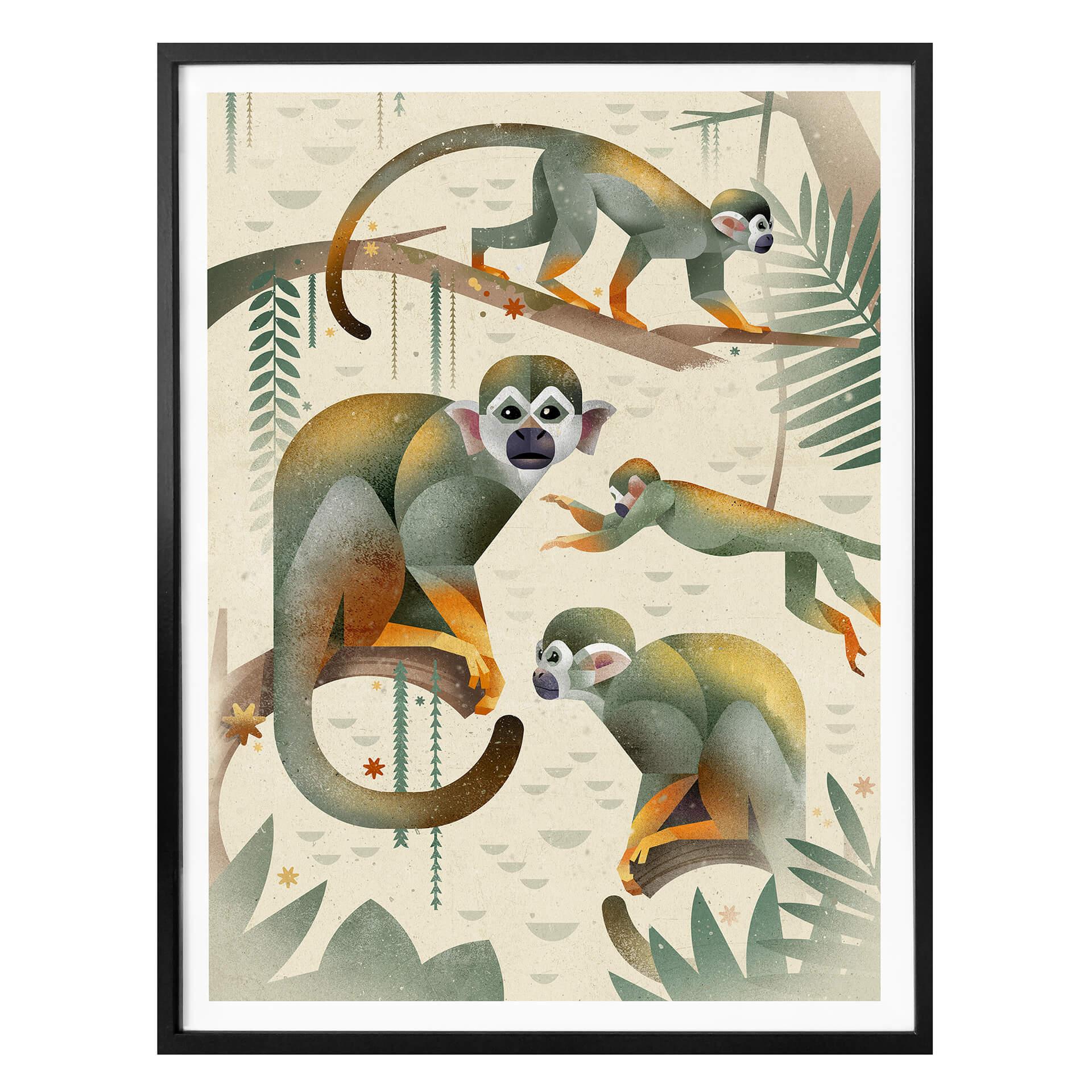 Poster Brun - Ekorrapor