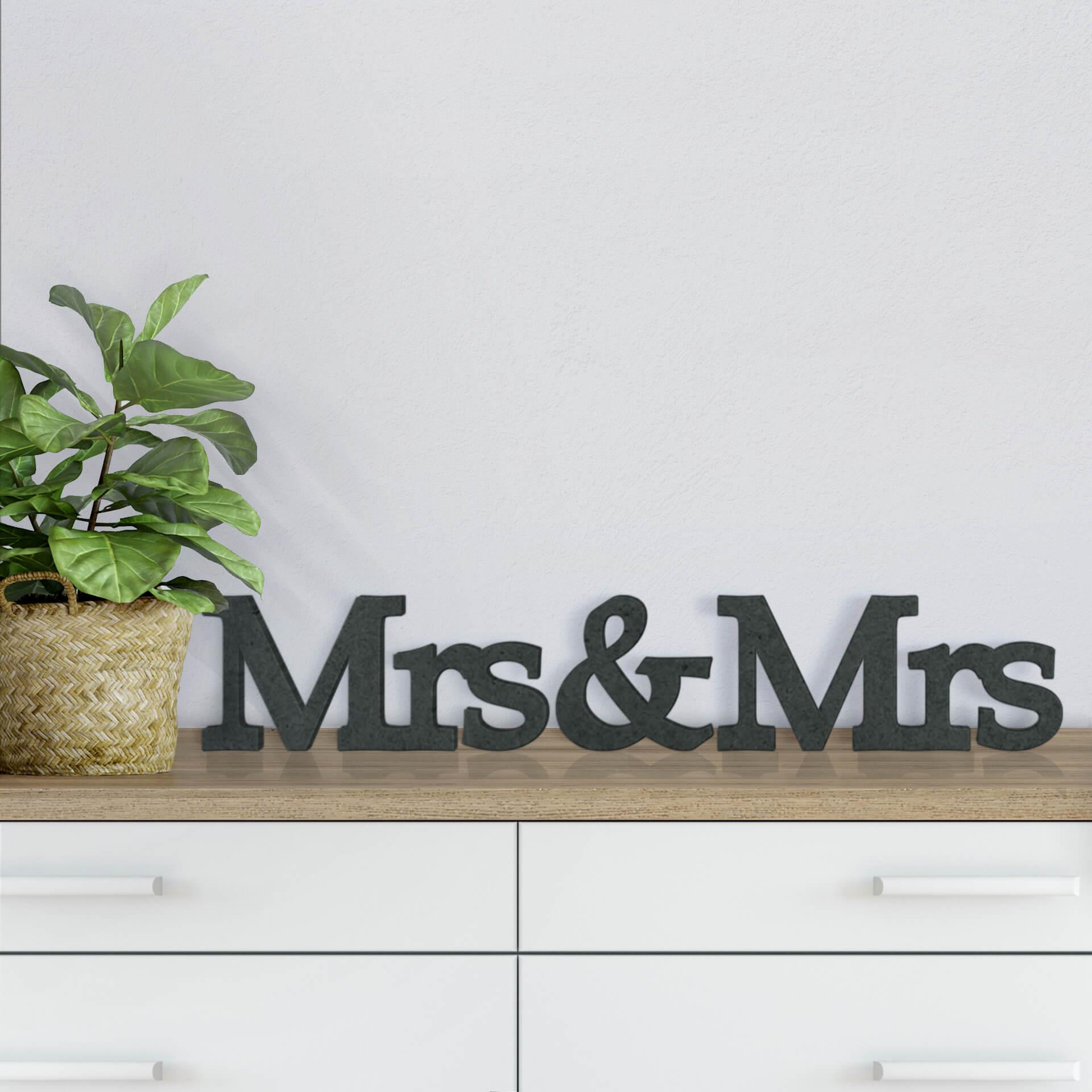 MDF bogstaver - Mrs&Mrs Serife