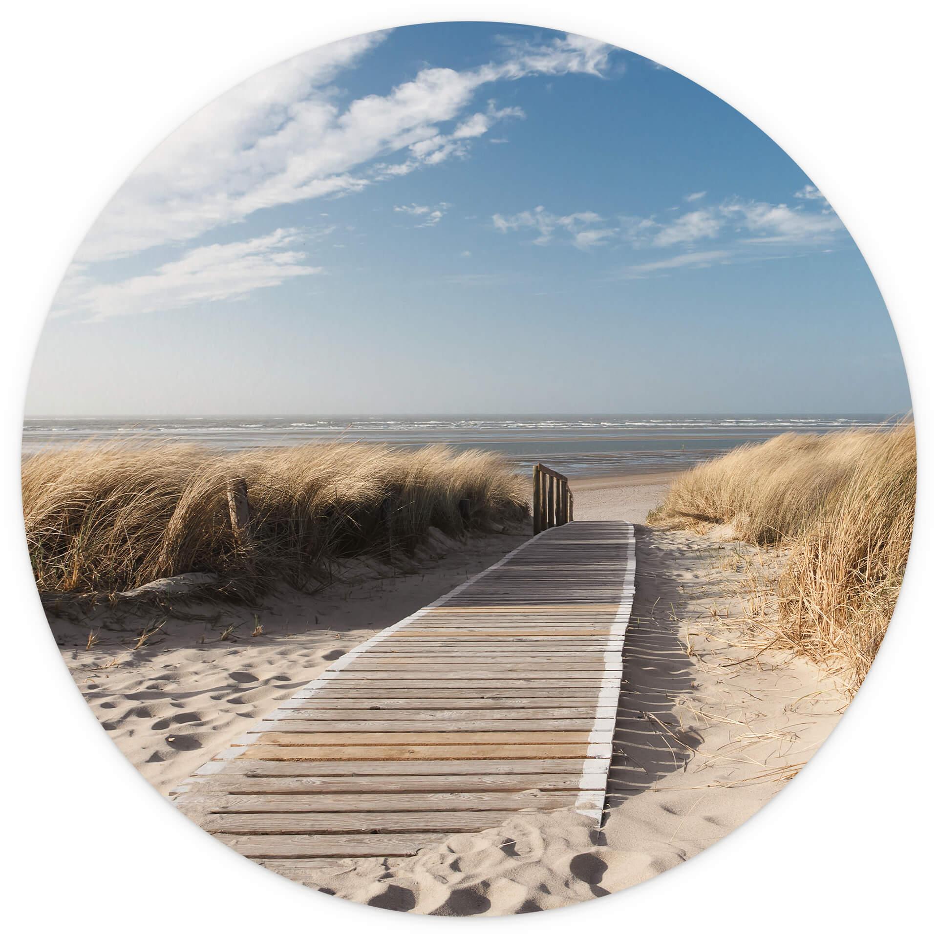 Behangcirkel Oostzee - vliesbehang/zelfklevend vliesbehang