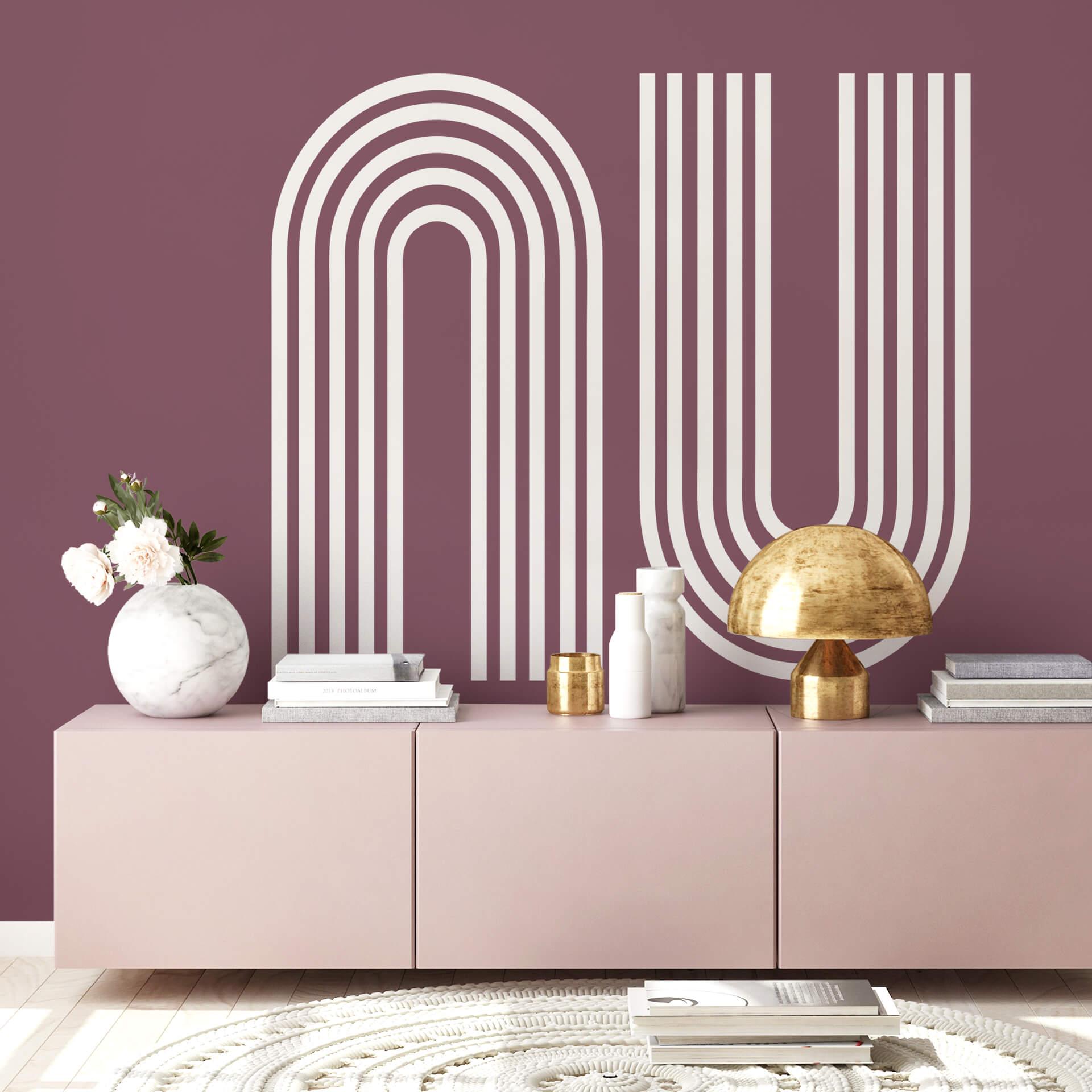 Wallsticker Boho-sløjfer (sæt med 2)