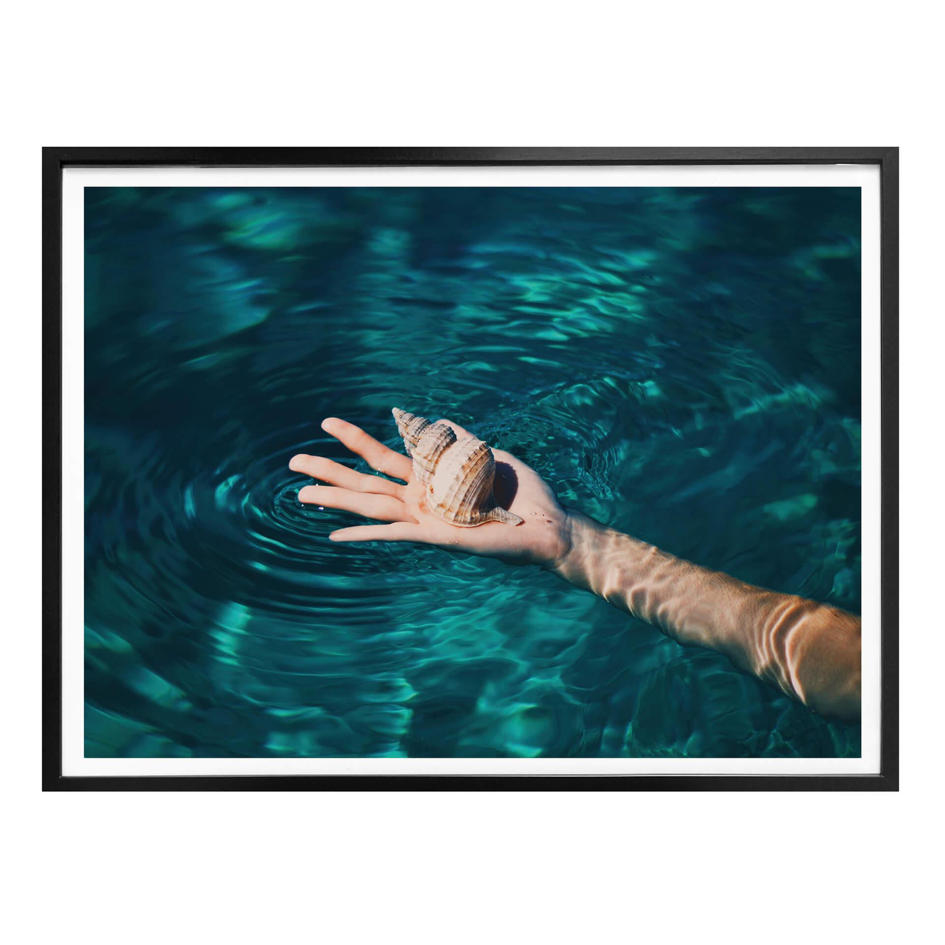 Poster Dans l’eau