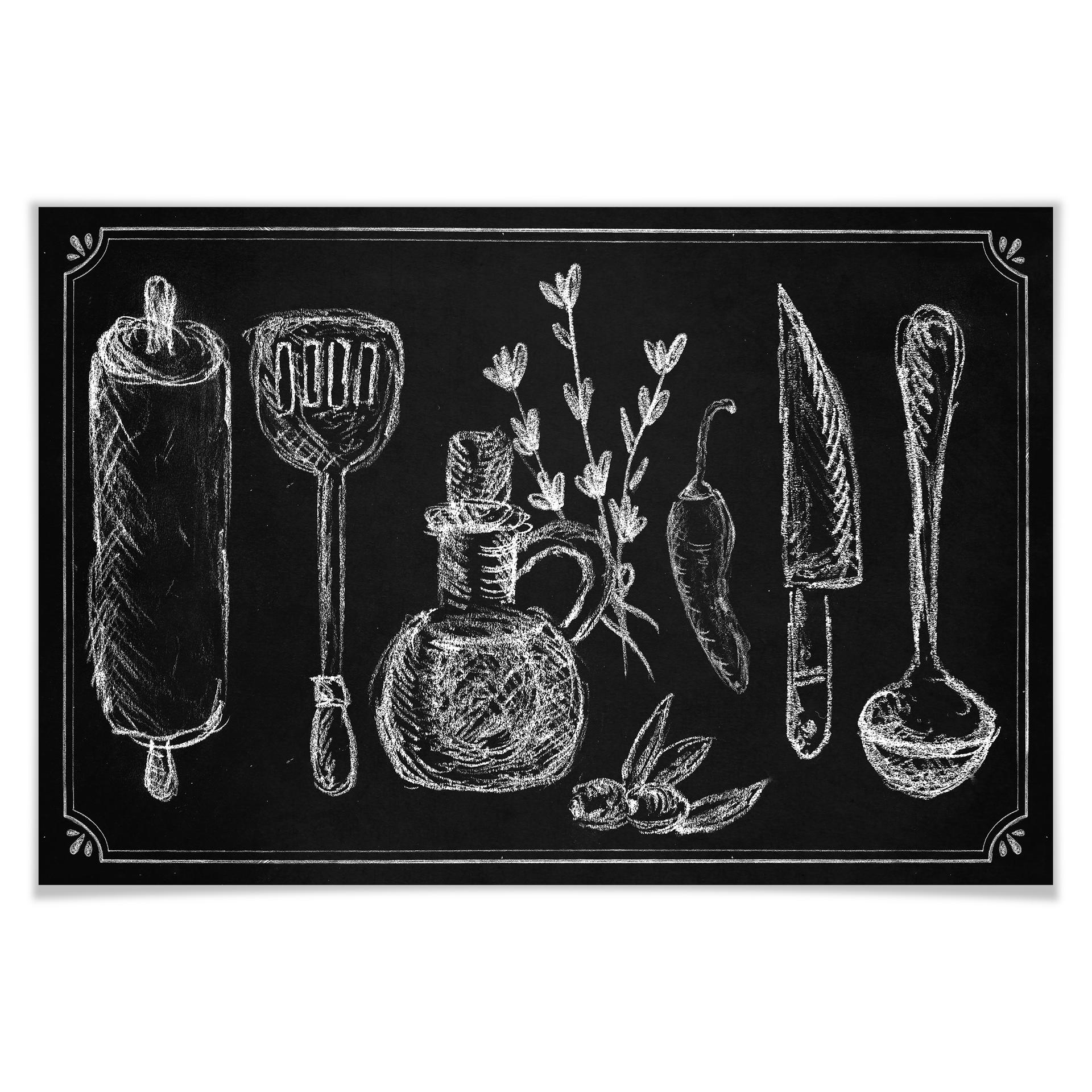 Poster - Rustic Kitchen