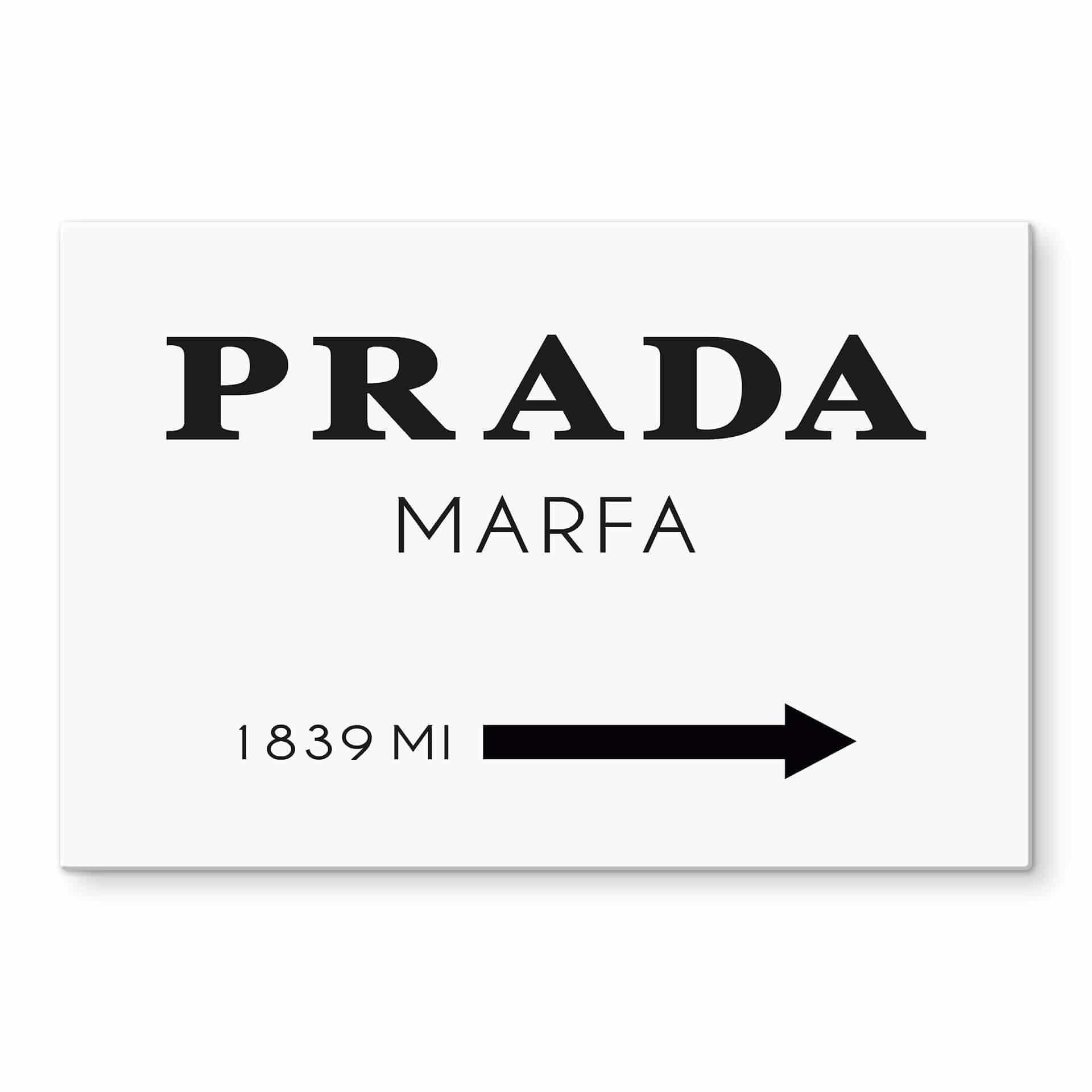 Stampa su vetro - Prada Marfa
