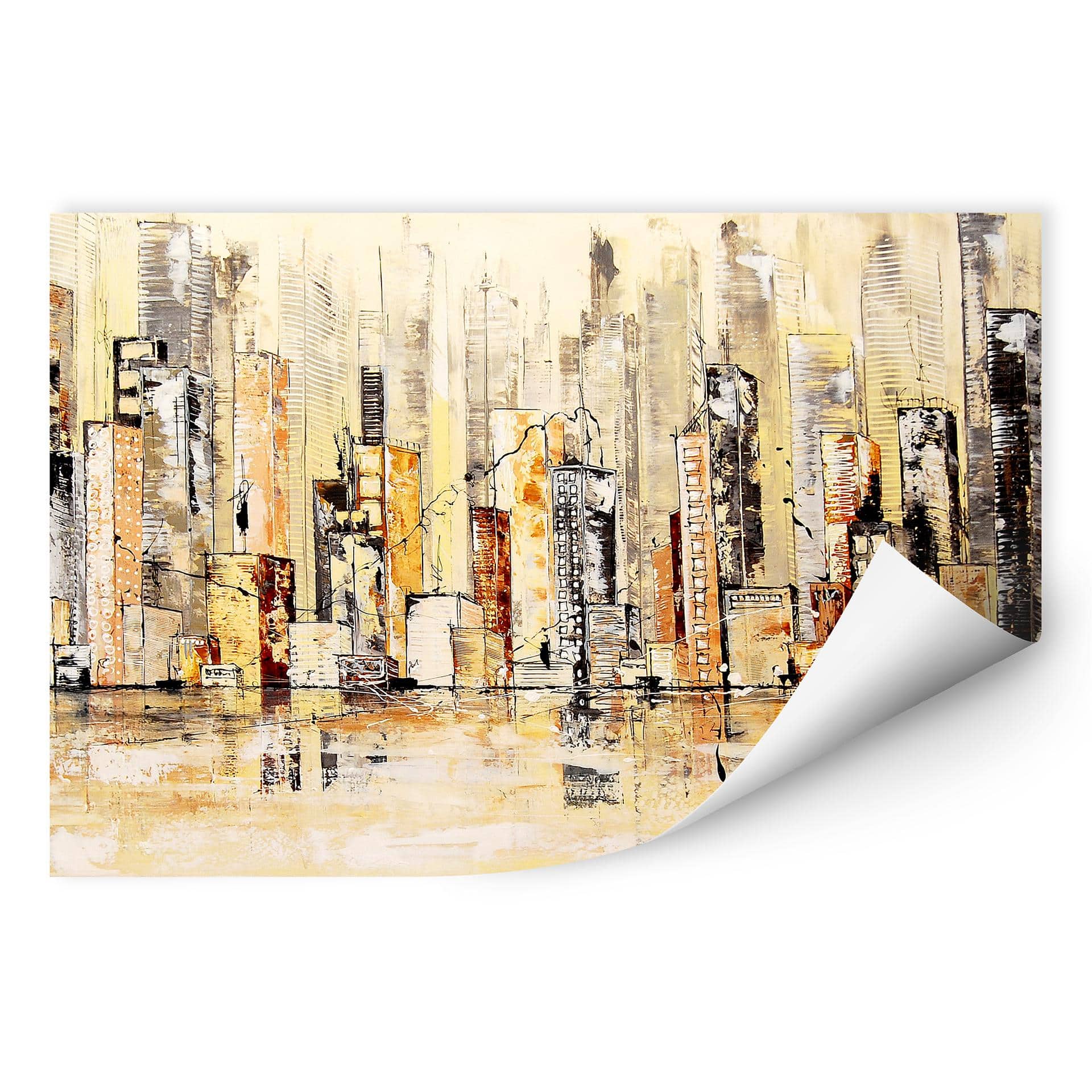 Zelfklevende Poster  - Fedrau - My City