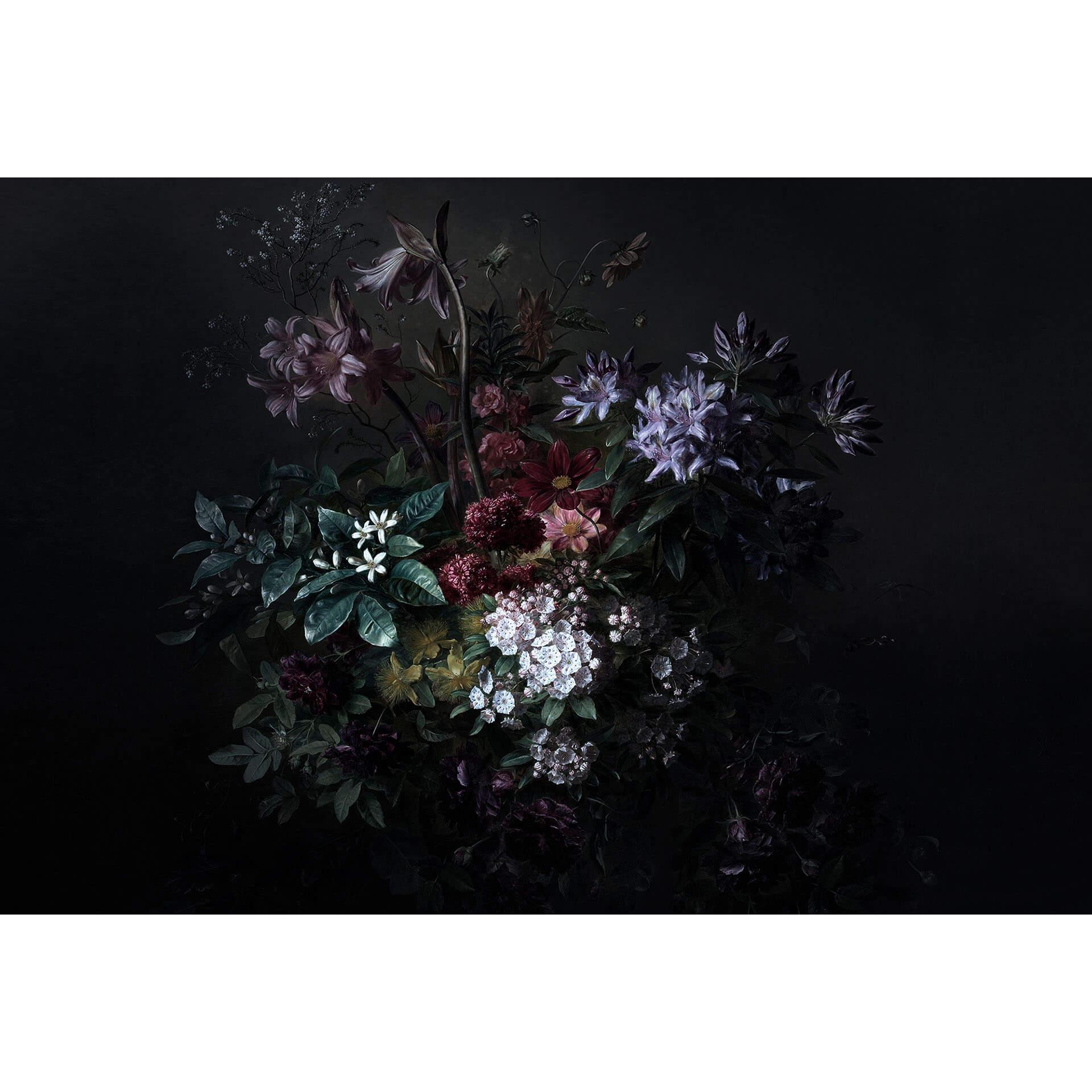 Livingwalls Fotobehang Walls by Patel bouquet noir 2