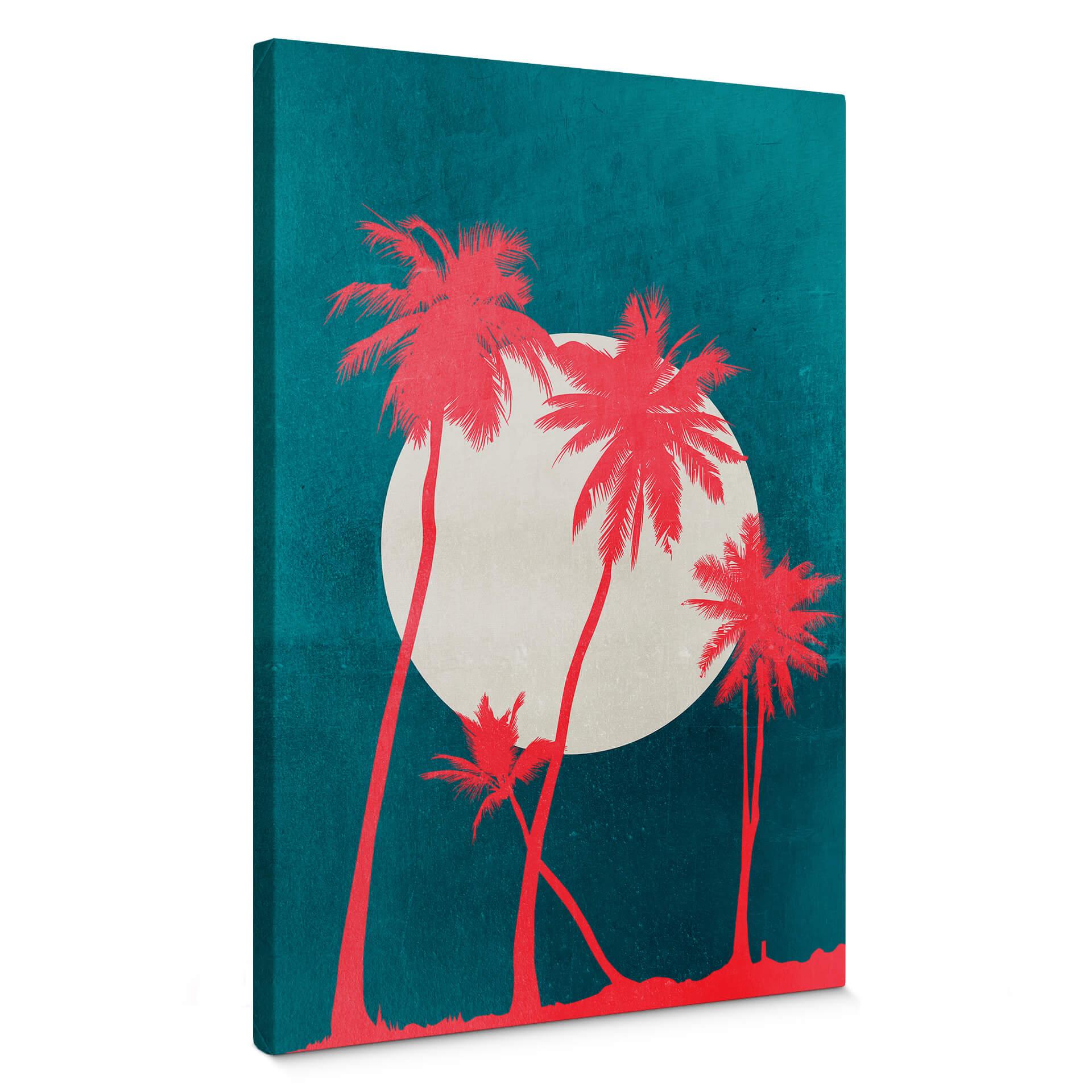 Canvasbillede - Kubistika - Caribbean Night