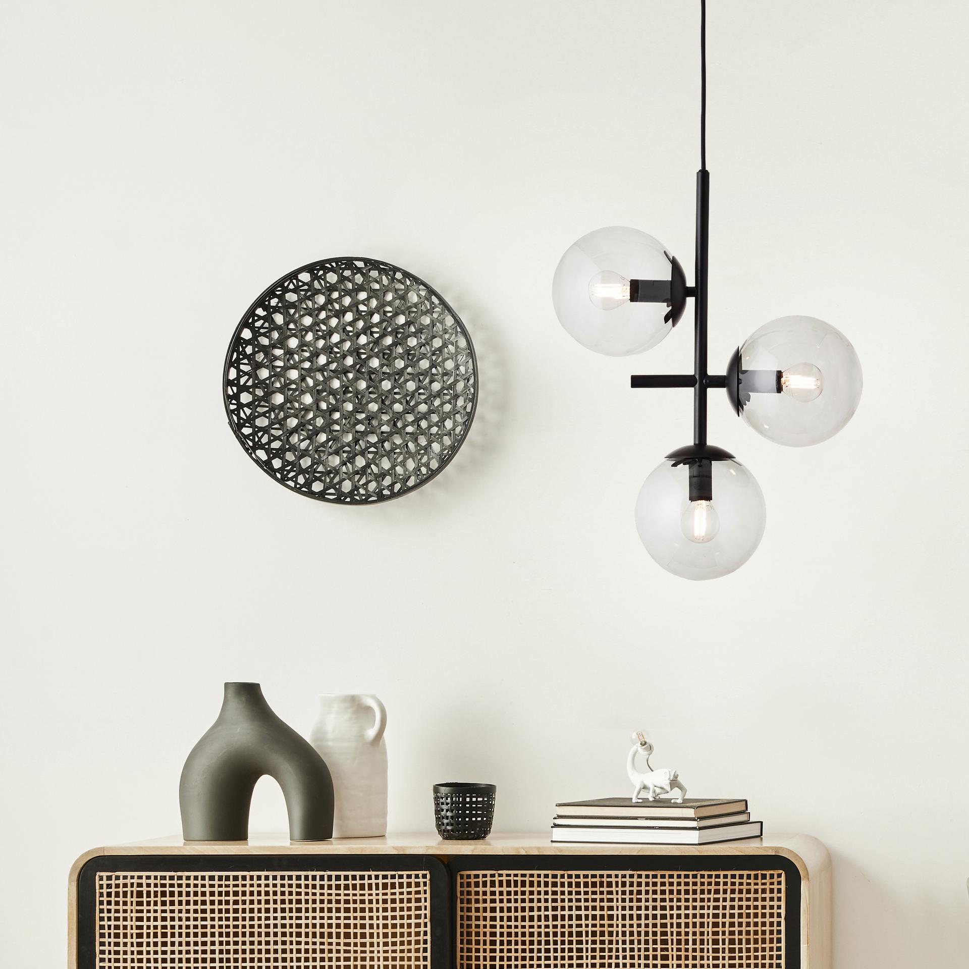 Pendelleuchte Amina, grau, 150,3 x 35,2 cm, Metall Deckenlampe