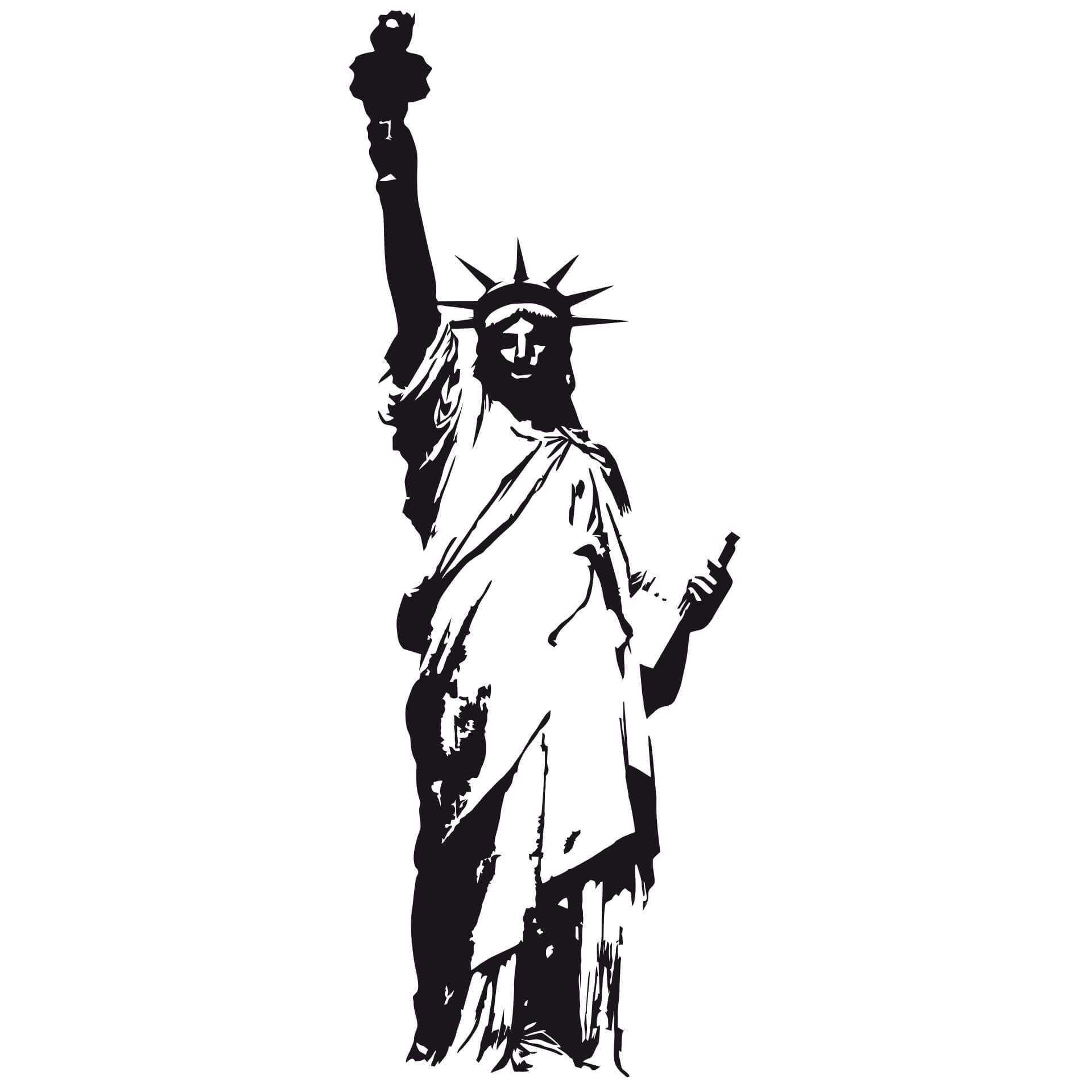 Wandtattoo Statue of Liberty