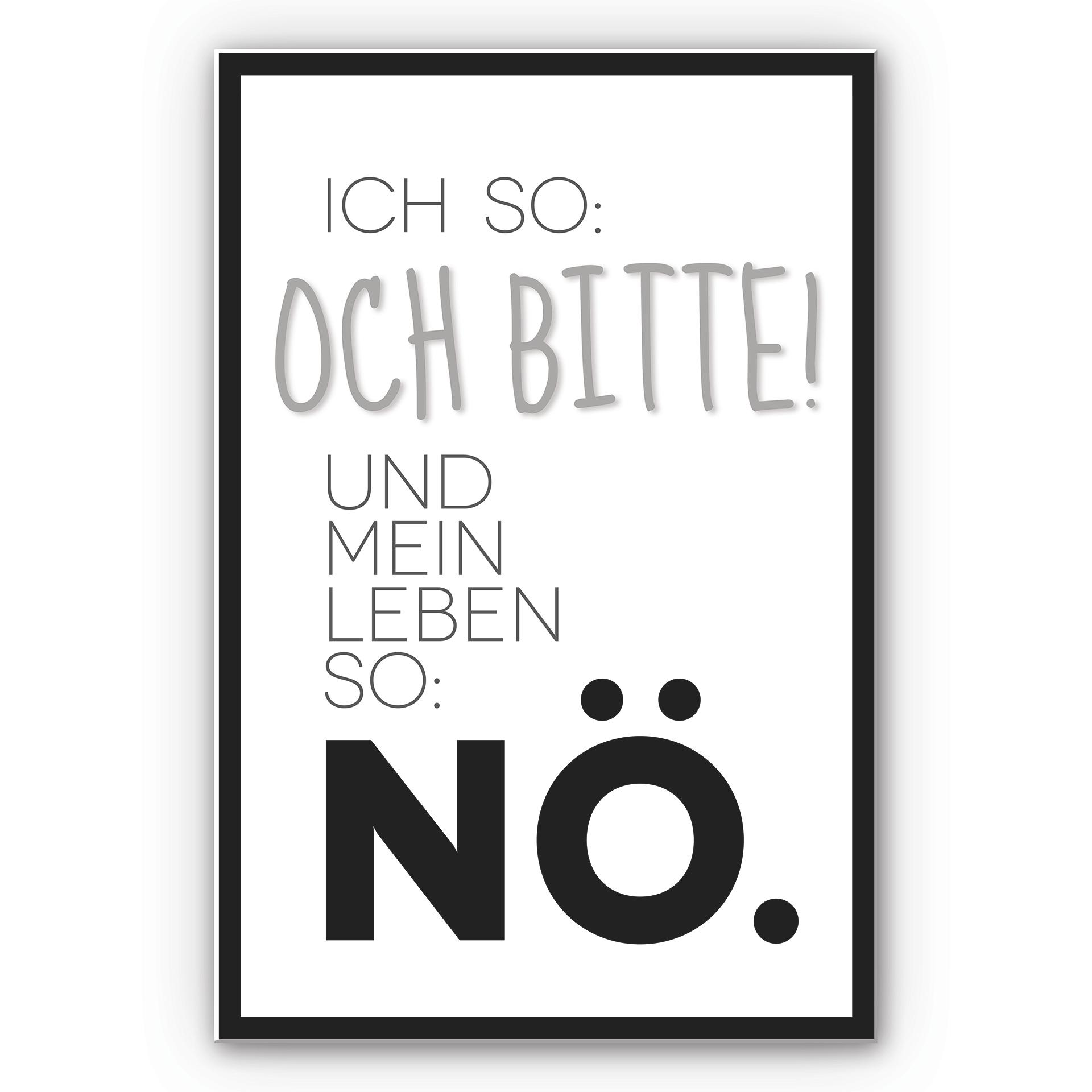 Wandbild Und mein Leben so...