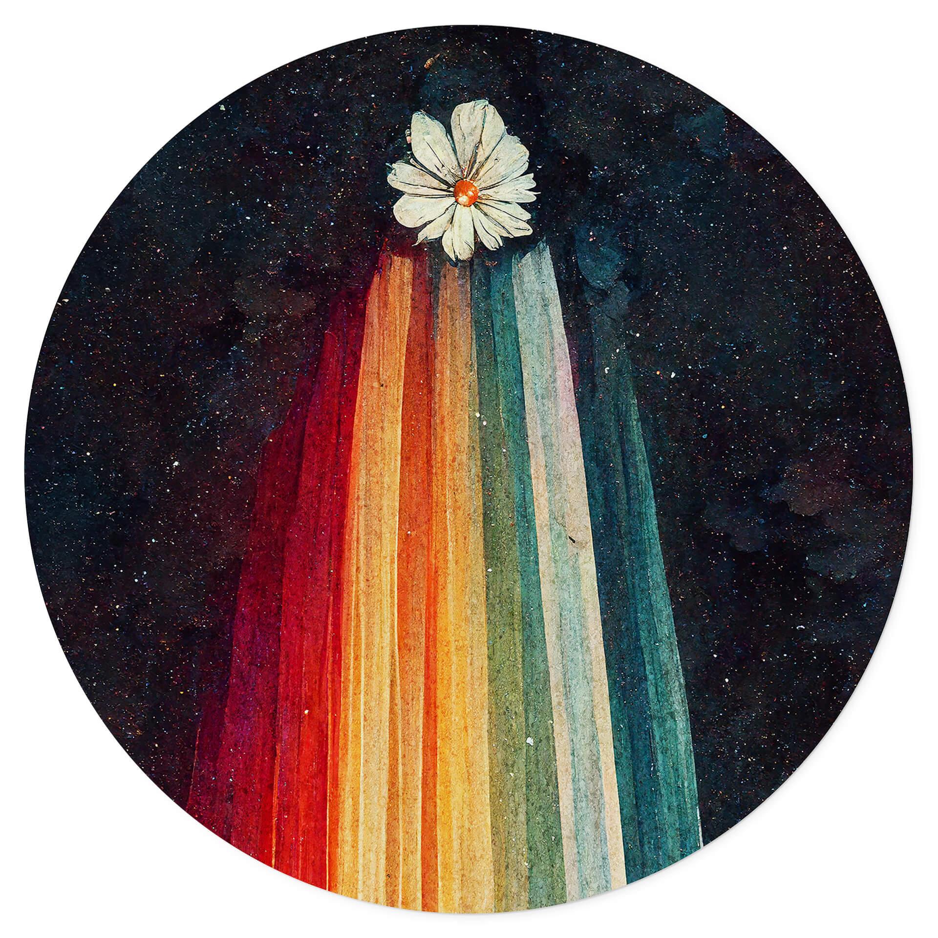 Muursticker Heine - Bloemengroeten uit de ruimte - Astro Cruise