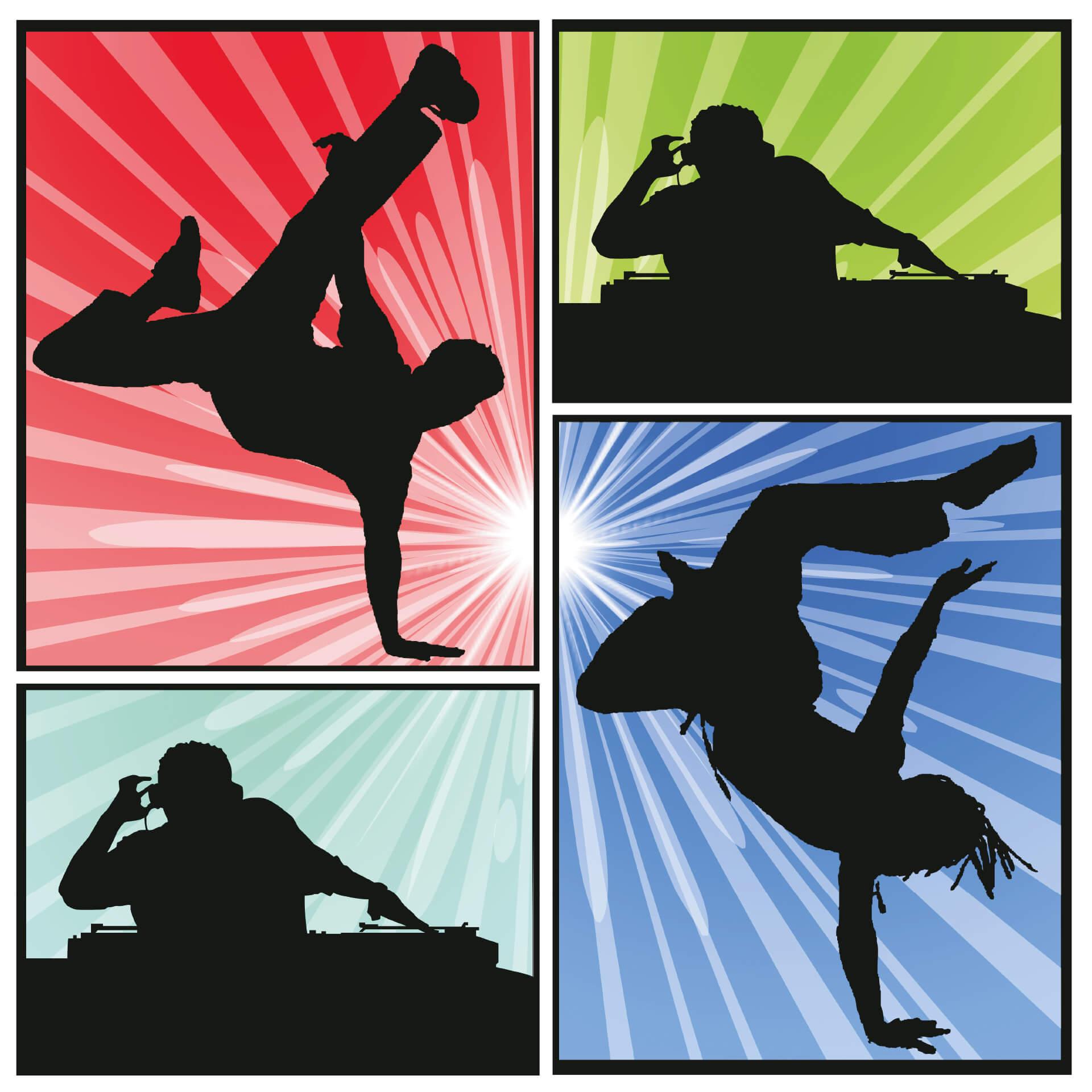 Wandtattoo Dance