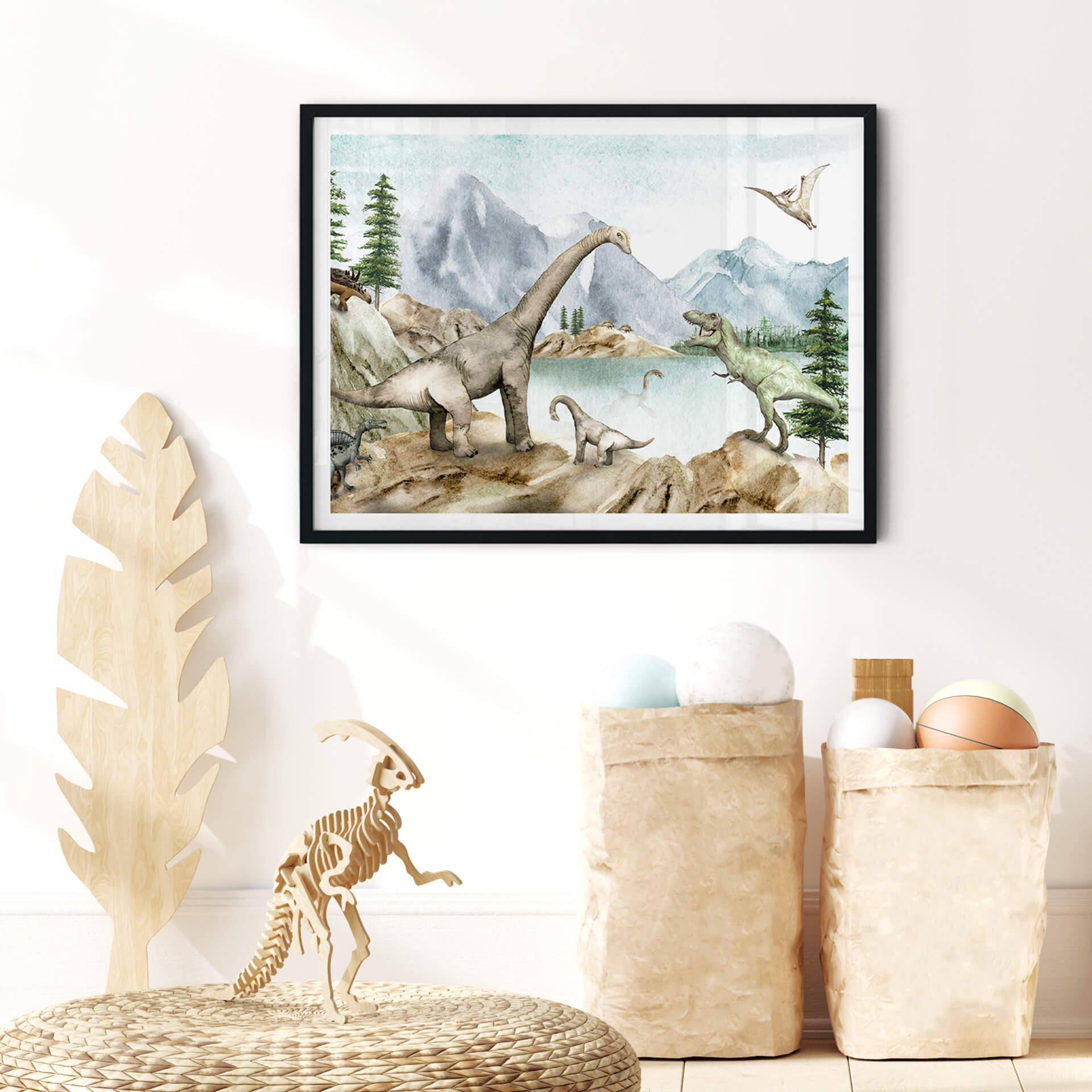 Poster Kikki Belle - Dinowelt