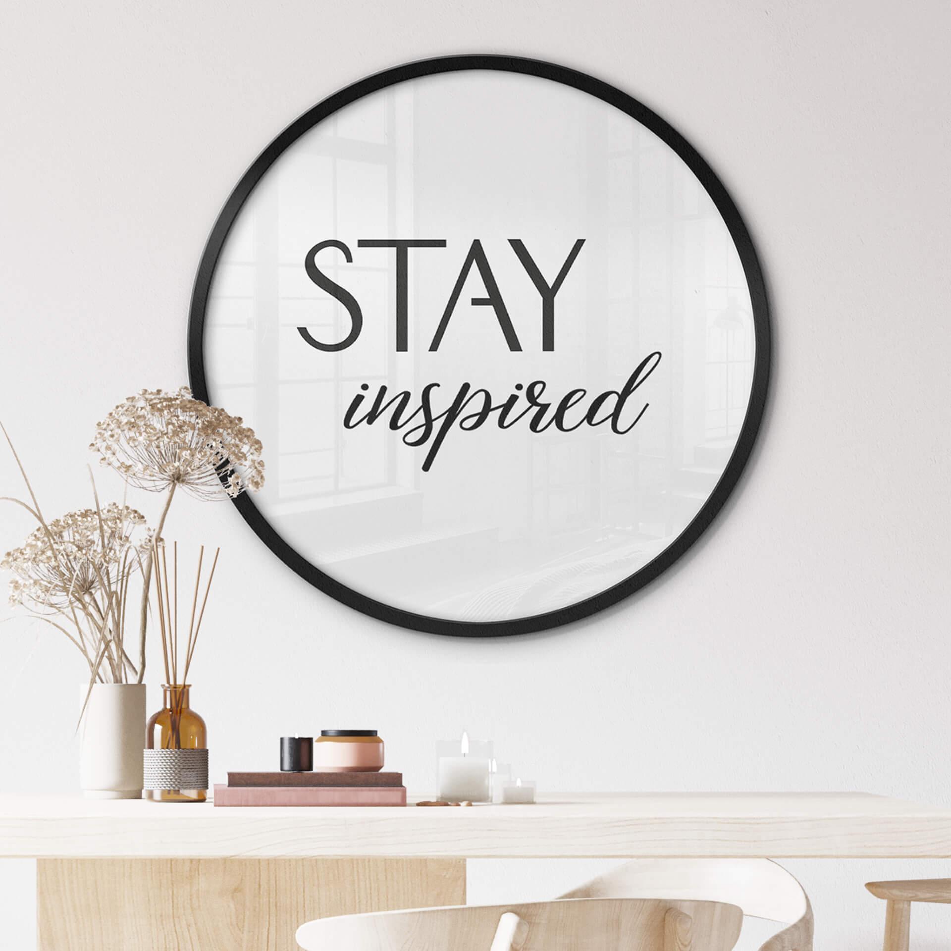 Plakat Stay Inspired