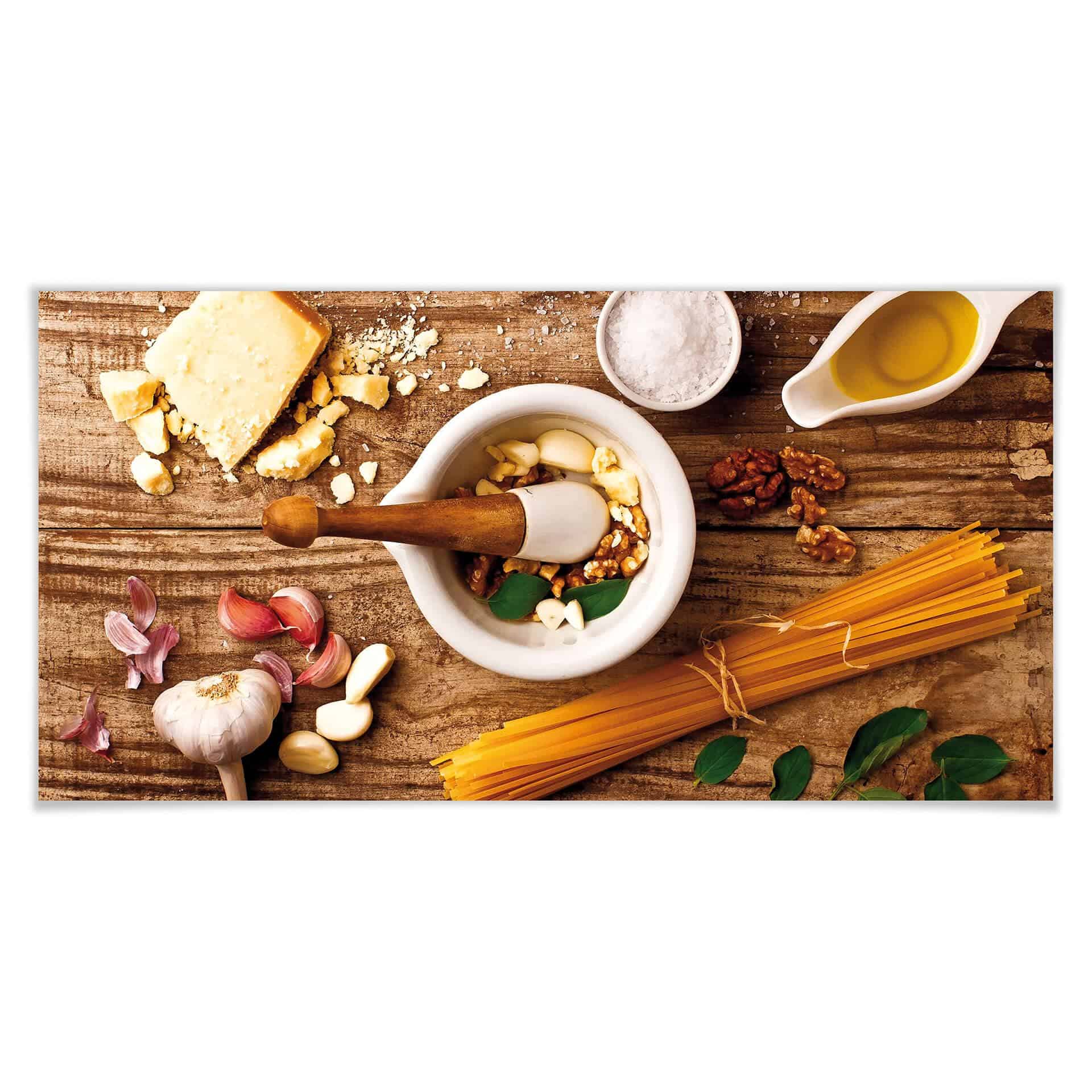 Poster - Laercio - Recette du pesto - Panorama