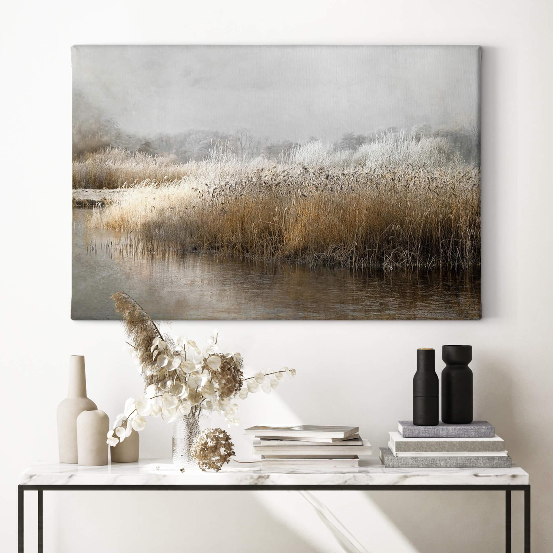 Leinwandbild Talen - Wintermorgen
