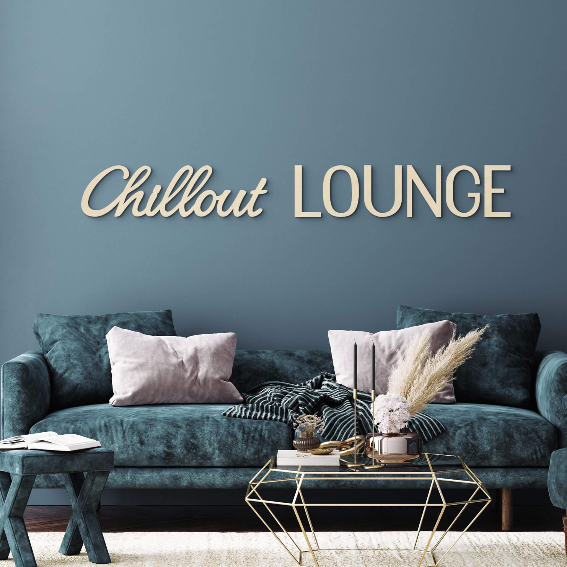 Décoration en bois placage peuplier Chillout Lounge