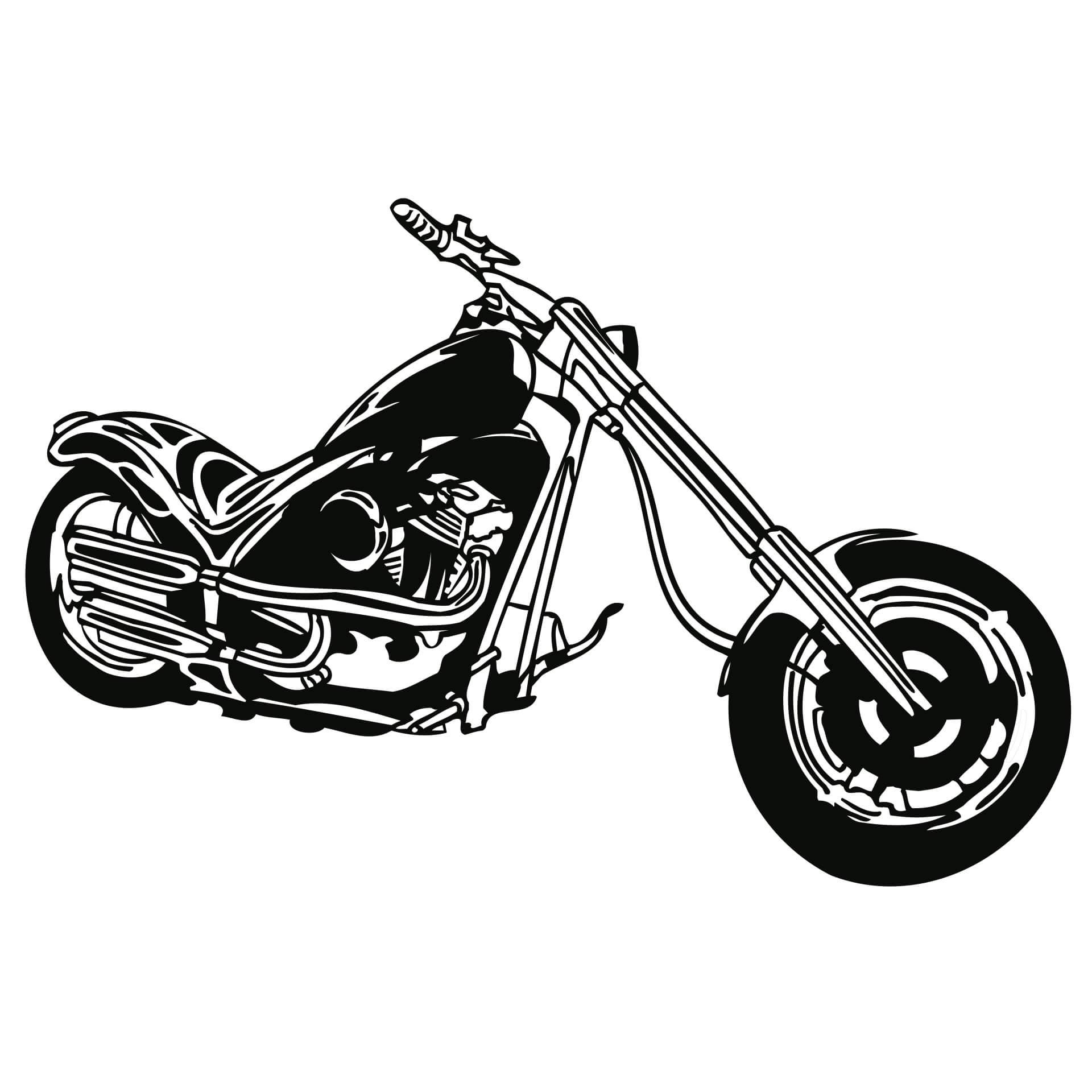 Muursticker Motor