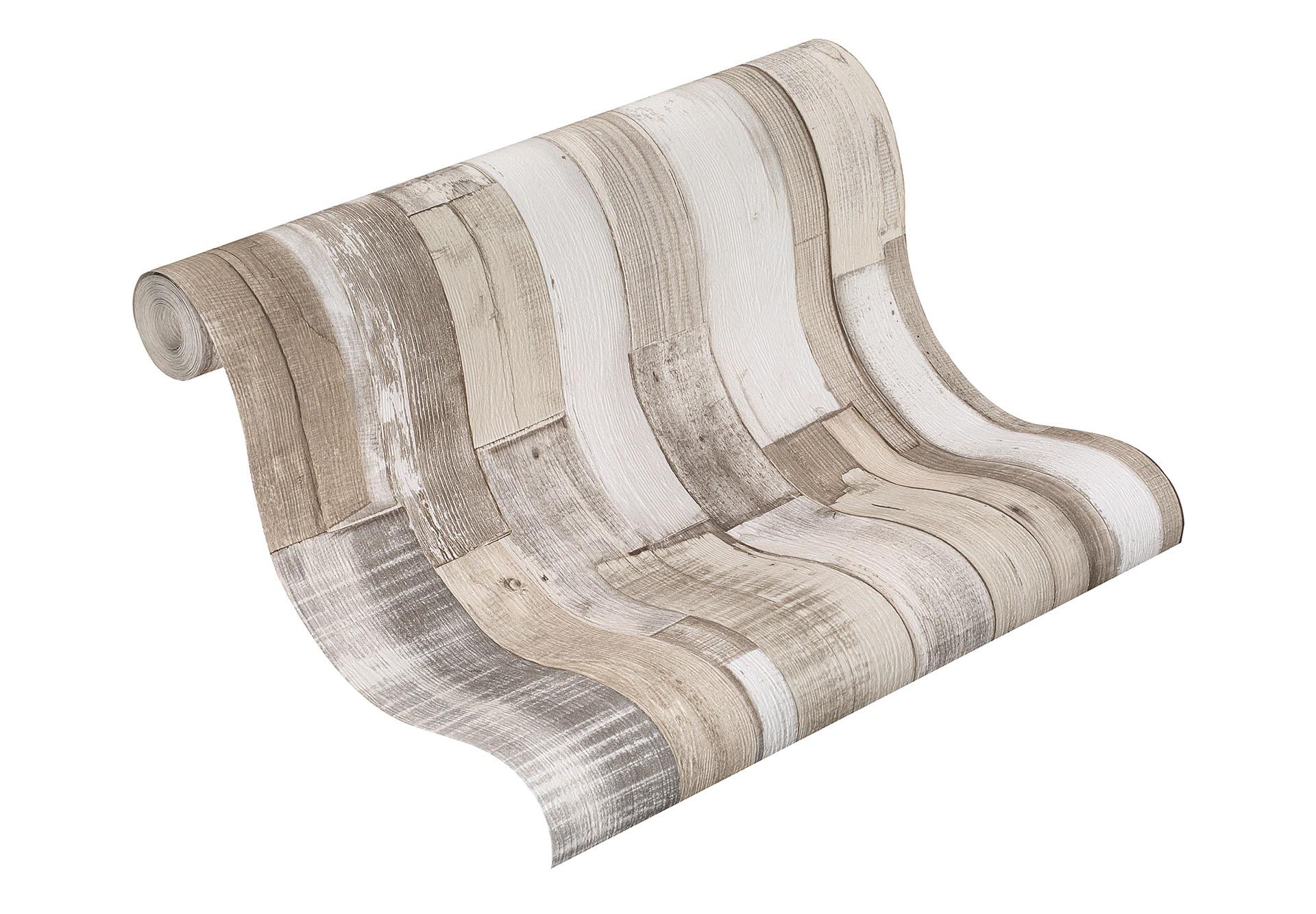 Rasch Papierbehang Kids & Teens 2016 Hout beige
