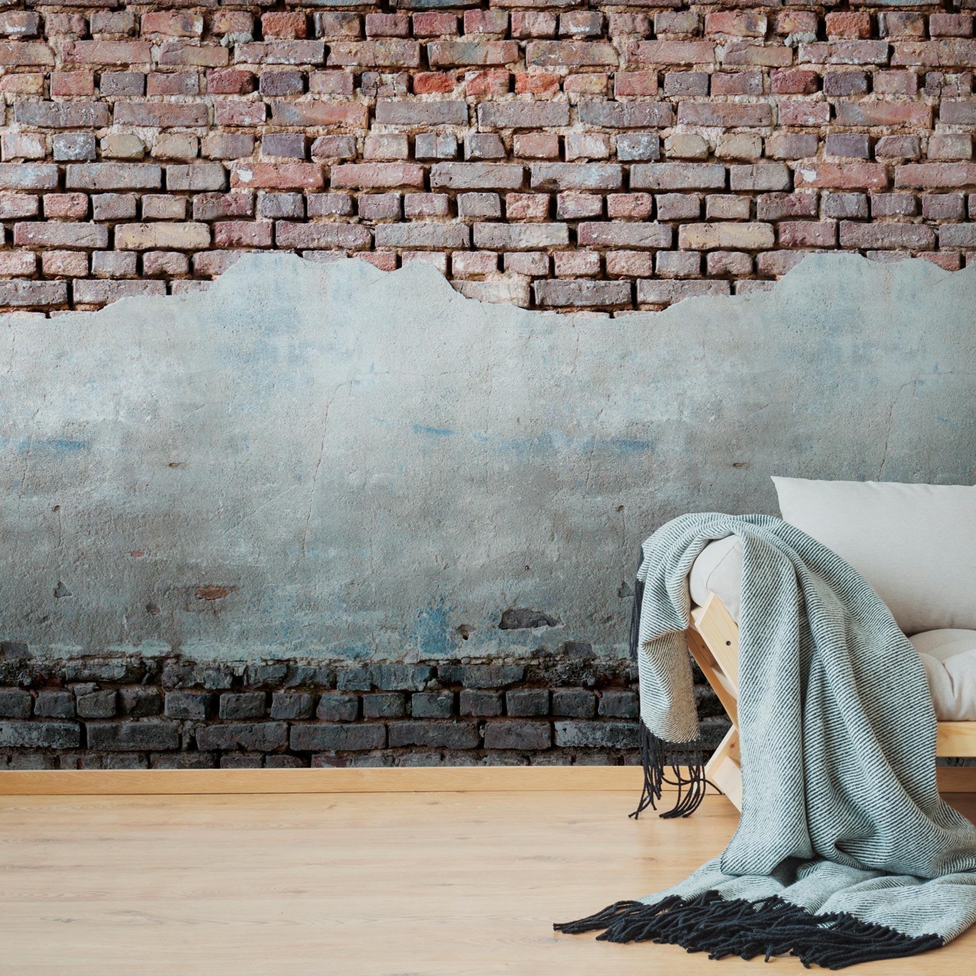 Livingwalls storbyhistorier THE WALL - tapet med steneffekt