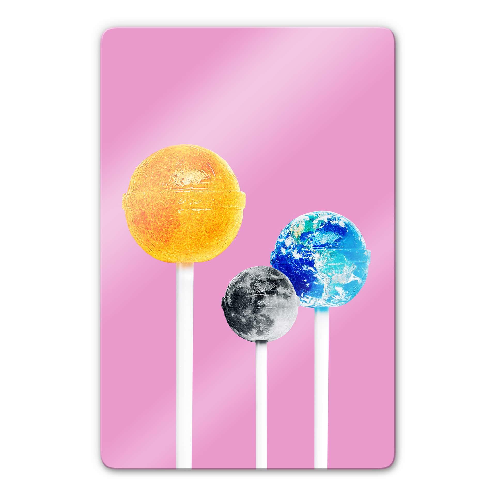 Tableau en verre Loose - Sucettes