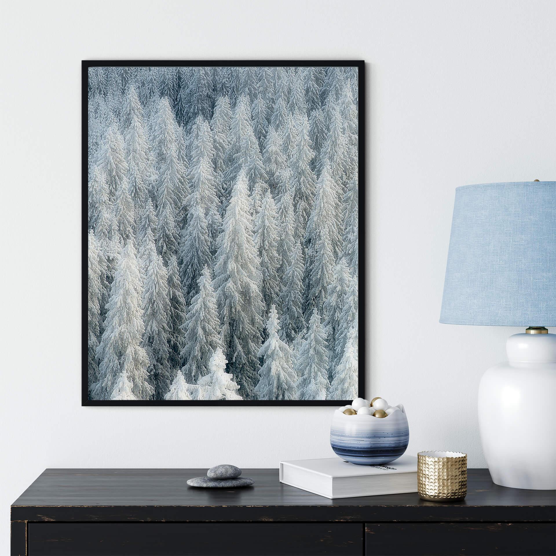 Póster Kalliolahti - Invierno blanco - retrato