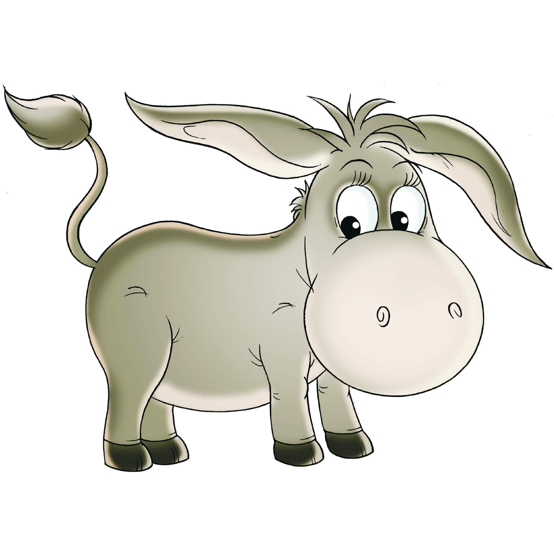 Wallsticker Æsel