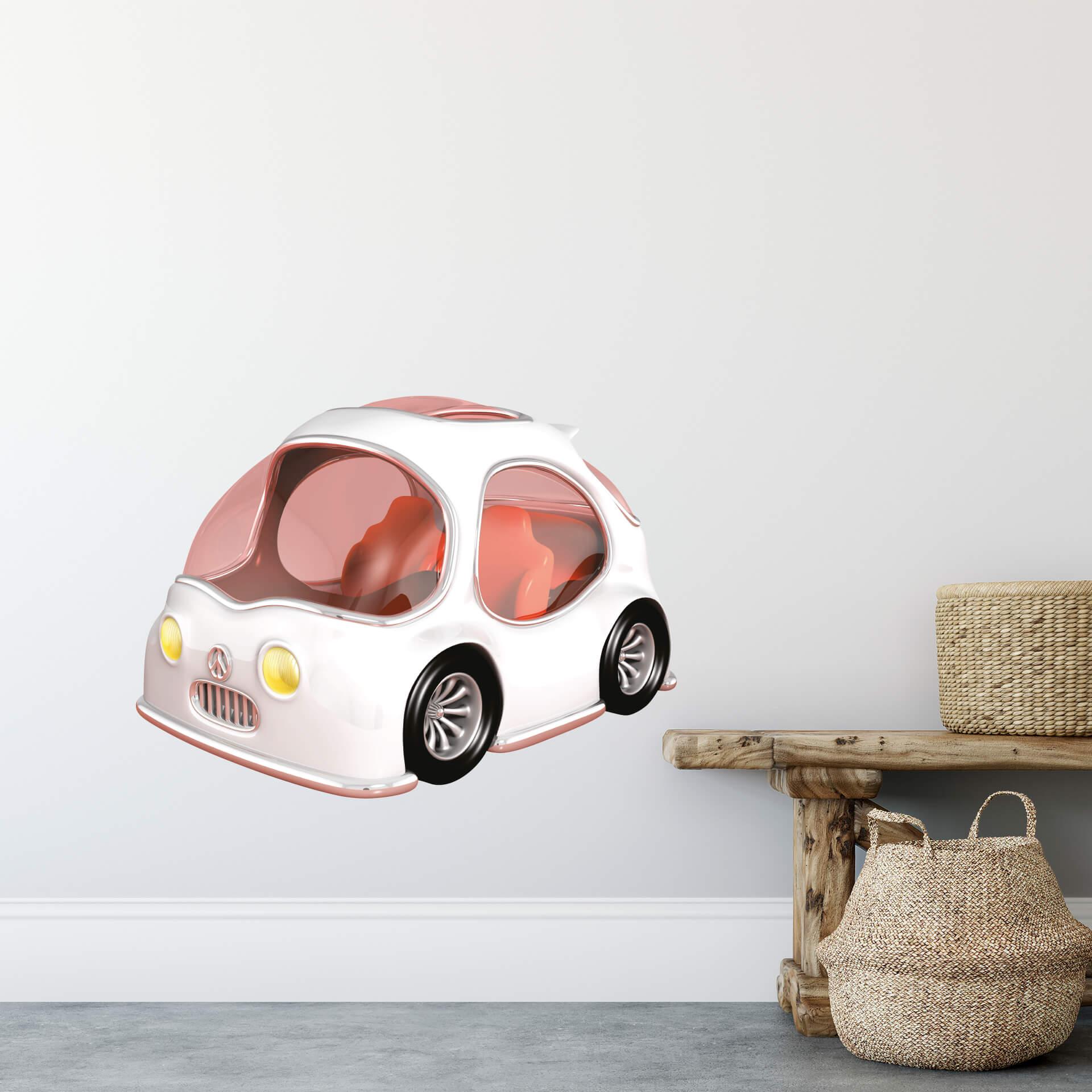 Wallsticker - Michel Agullo - Beetle Hvid
