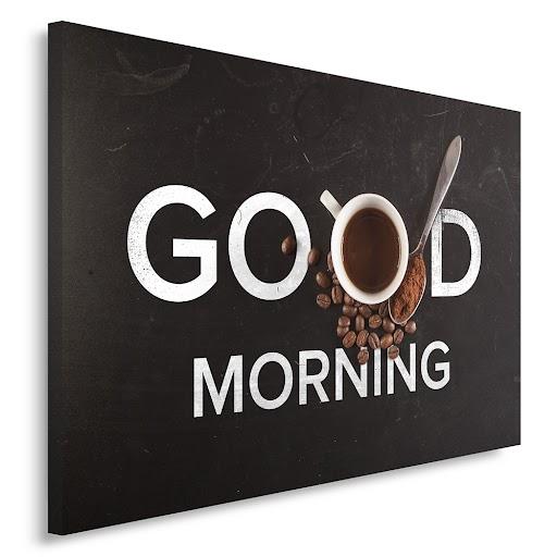 Canvasbillede, Godmorgen kaffe
