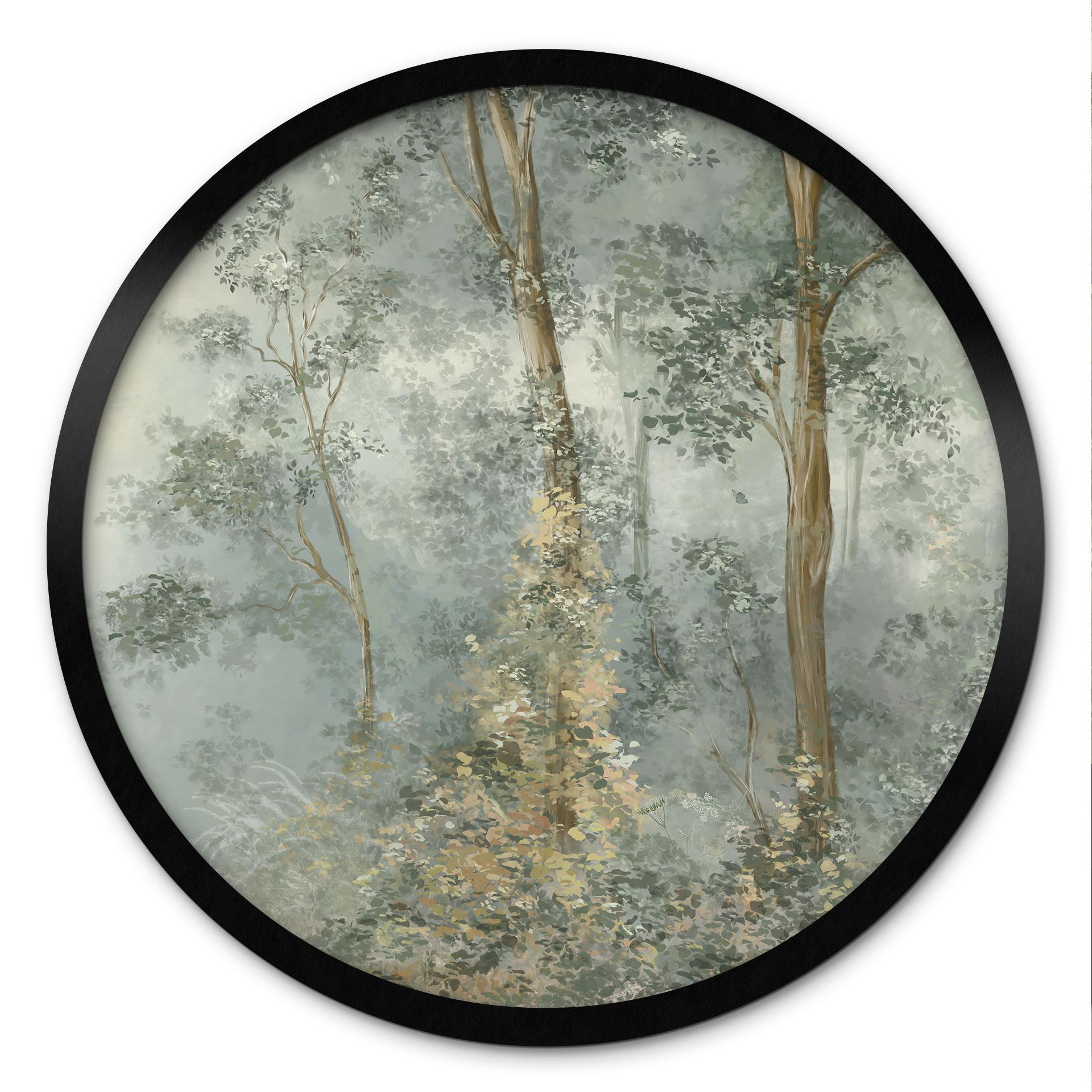 Poster Betoverd Bos - Ms Tiff - Rond