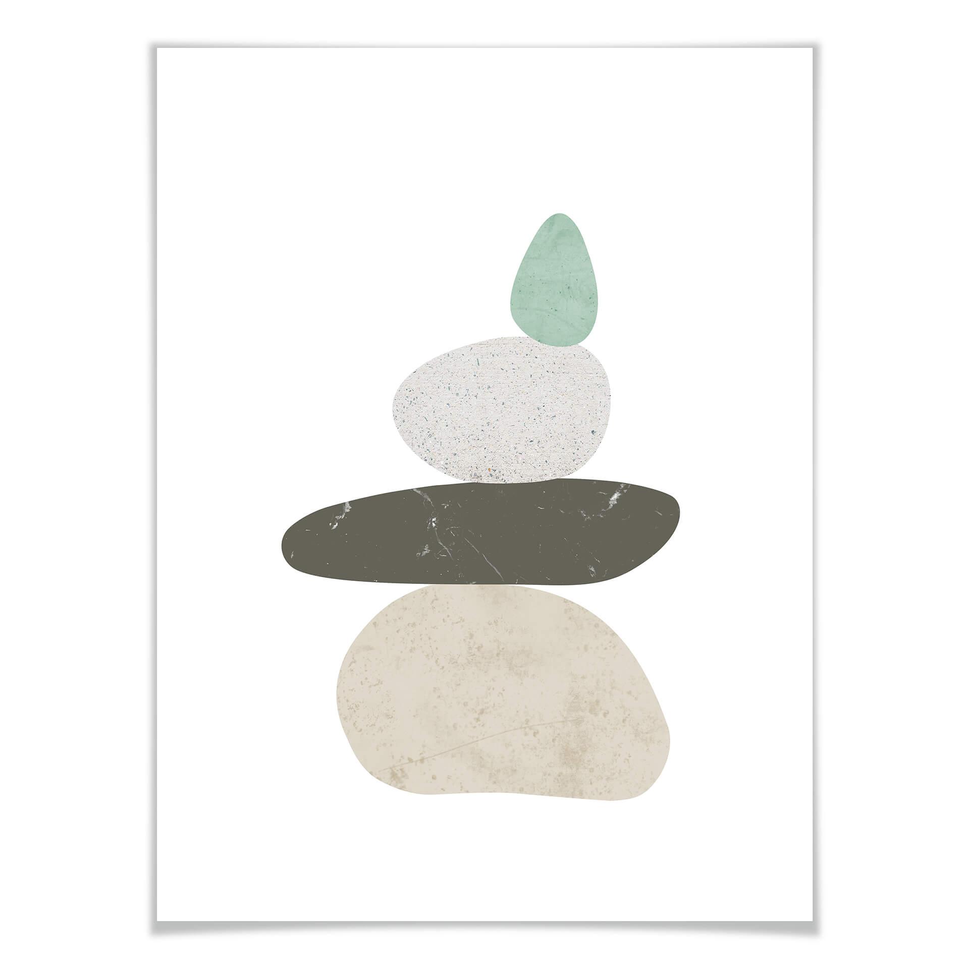 Plakat Nouveauprints - Pebbles 3