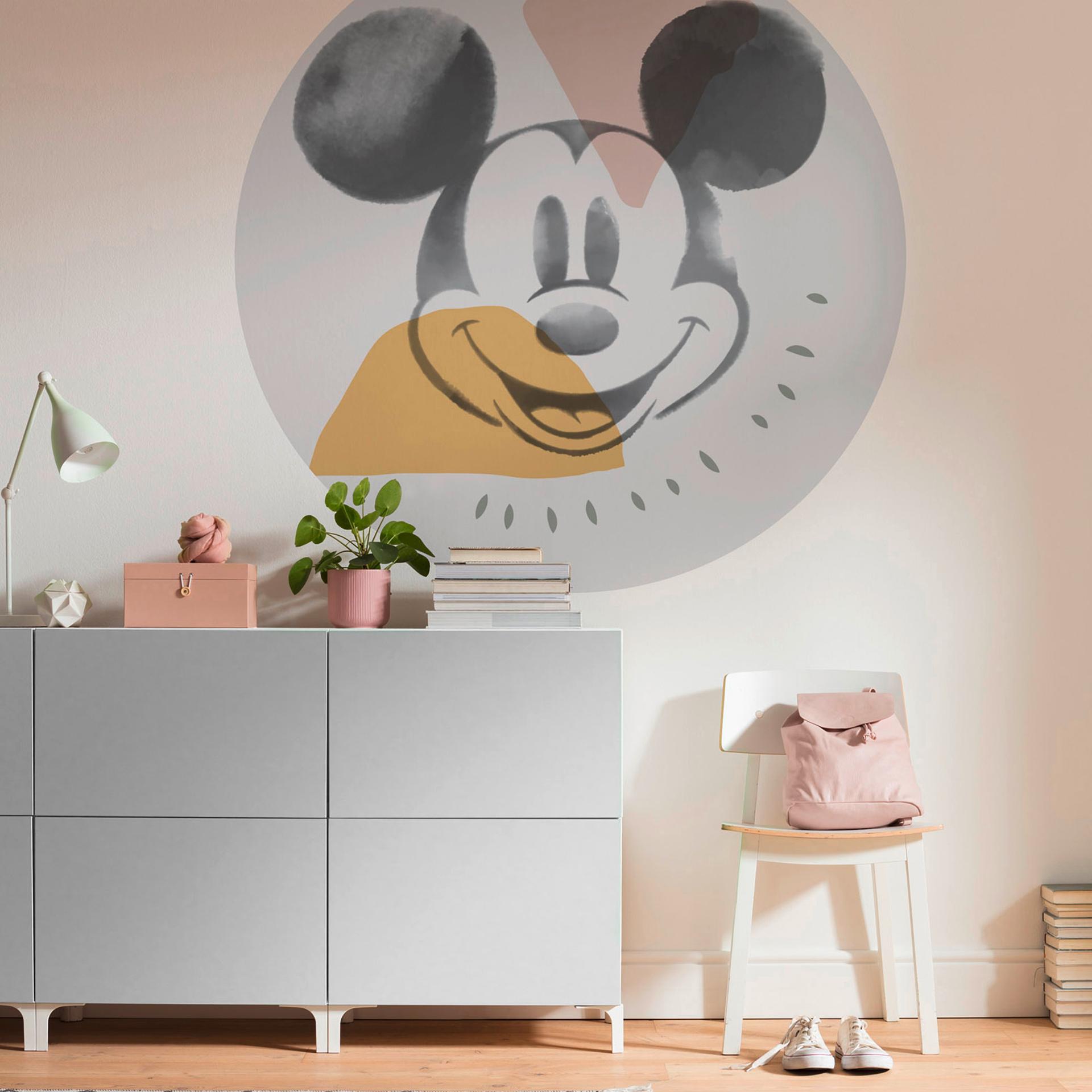 zelfklevend vlies behang - Mickey Abstract - 125 x 125 cm