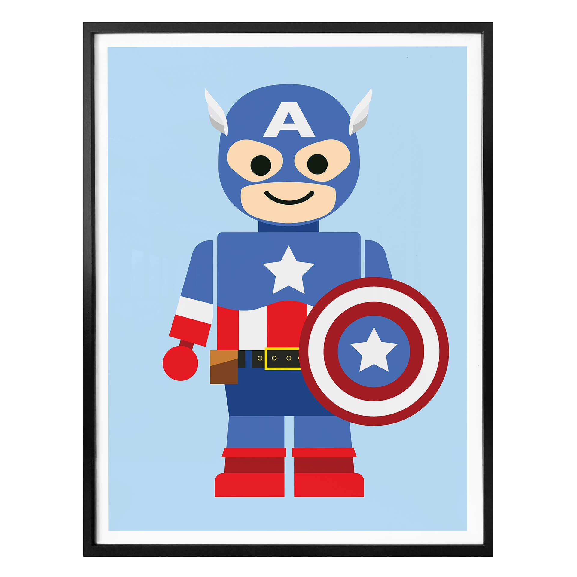 Plakat - Gomes - Captain America legetøj