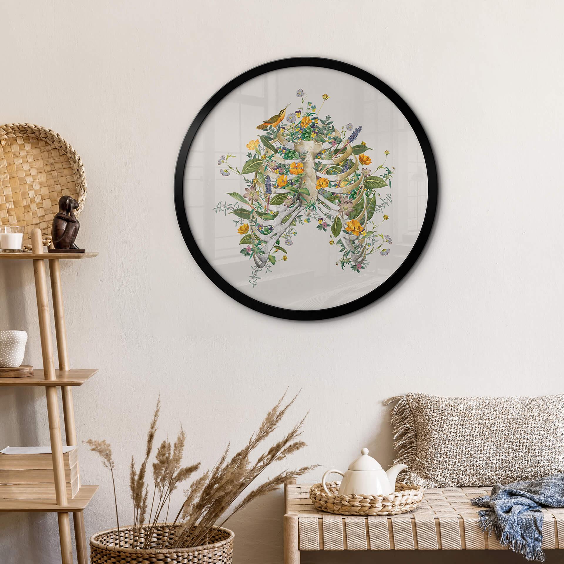 Poster Frida Floral Studio - Thorax Floral - Rund