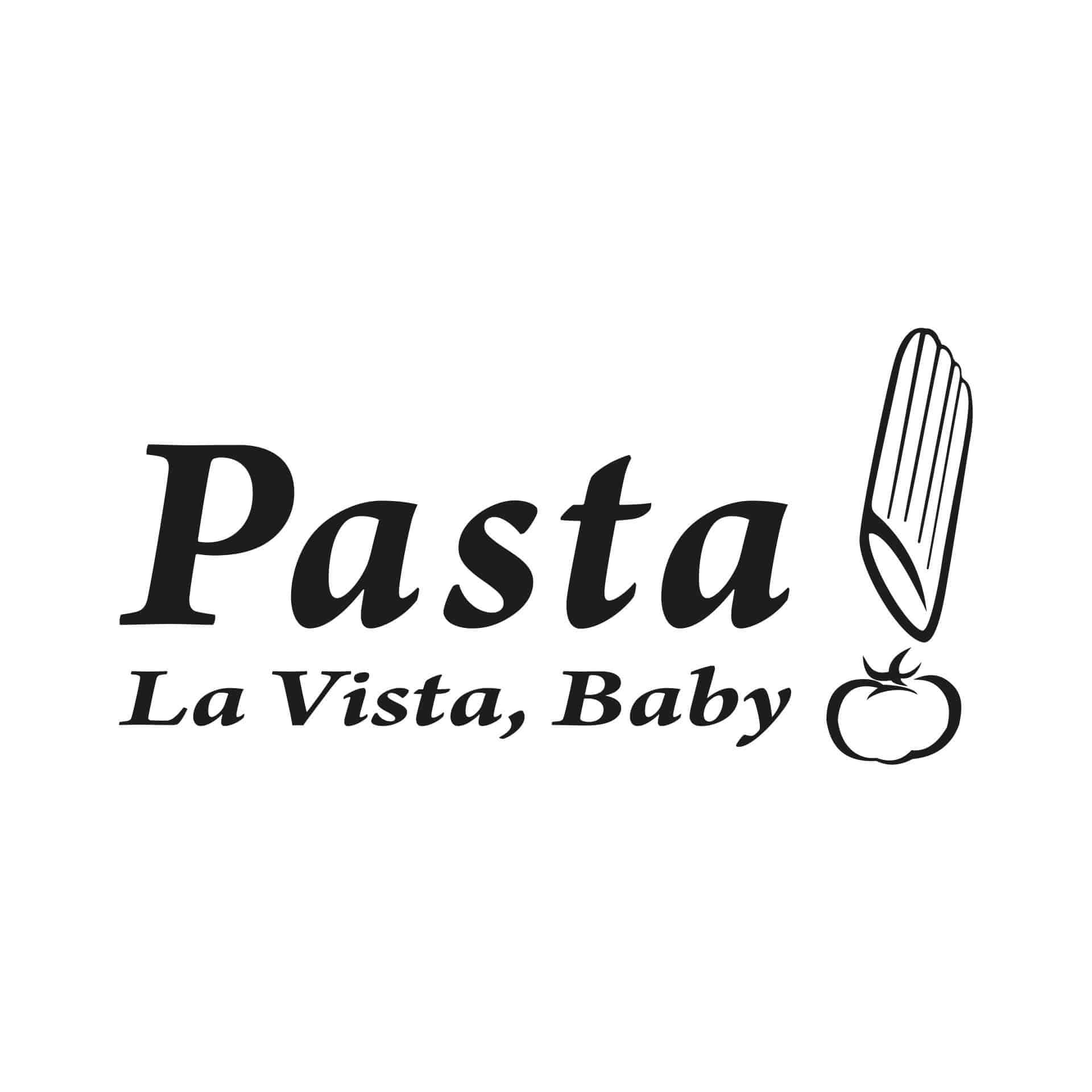 Muursticker Pasta la Vista 1