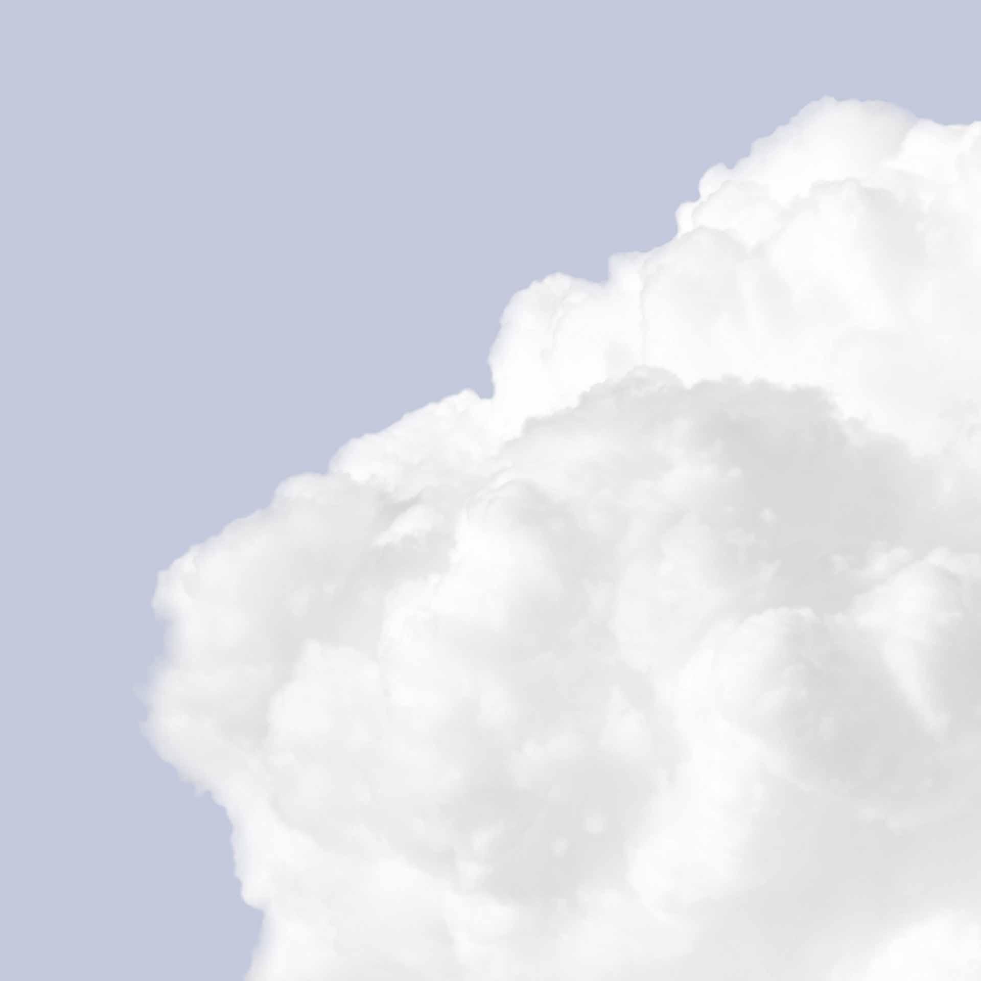 Clouds Clouds1 behang in blauw wit - vliesbehang Designwalls 2 - 2,55 x 3,5 m