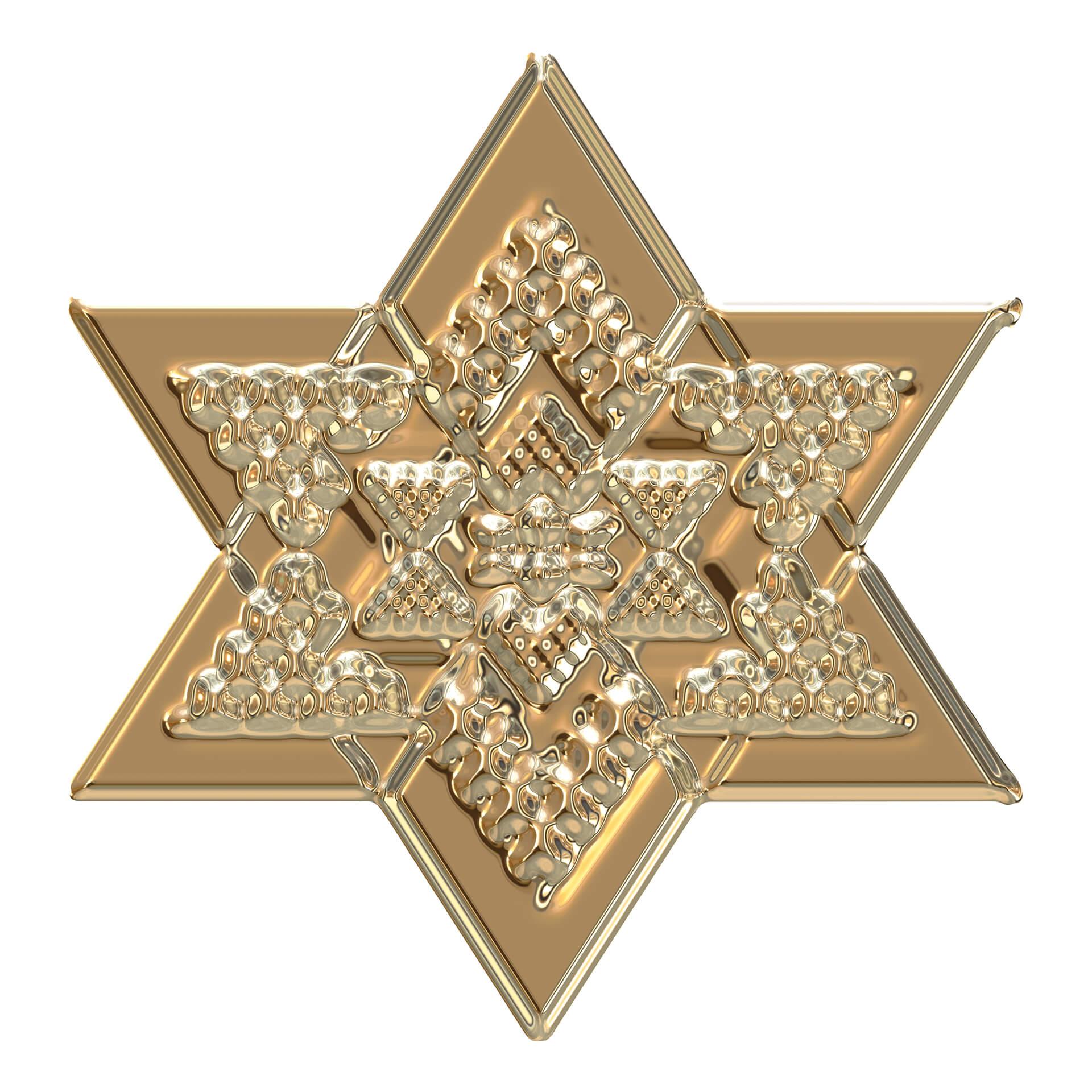 Wandtattoo Metallic Star Gold