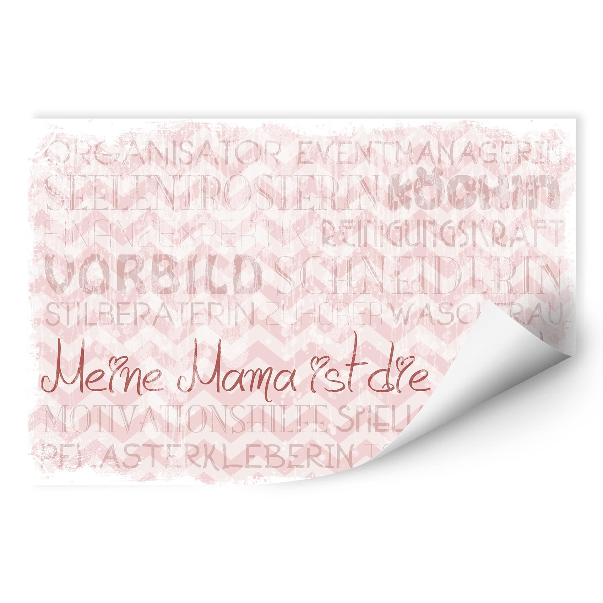 Wallprint W - Meine Mama ist die Beste