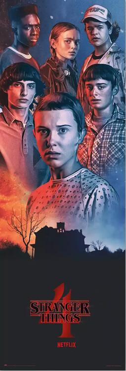 Filmplakat Stranger Things, plakat (53 x 158 cm)