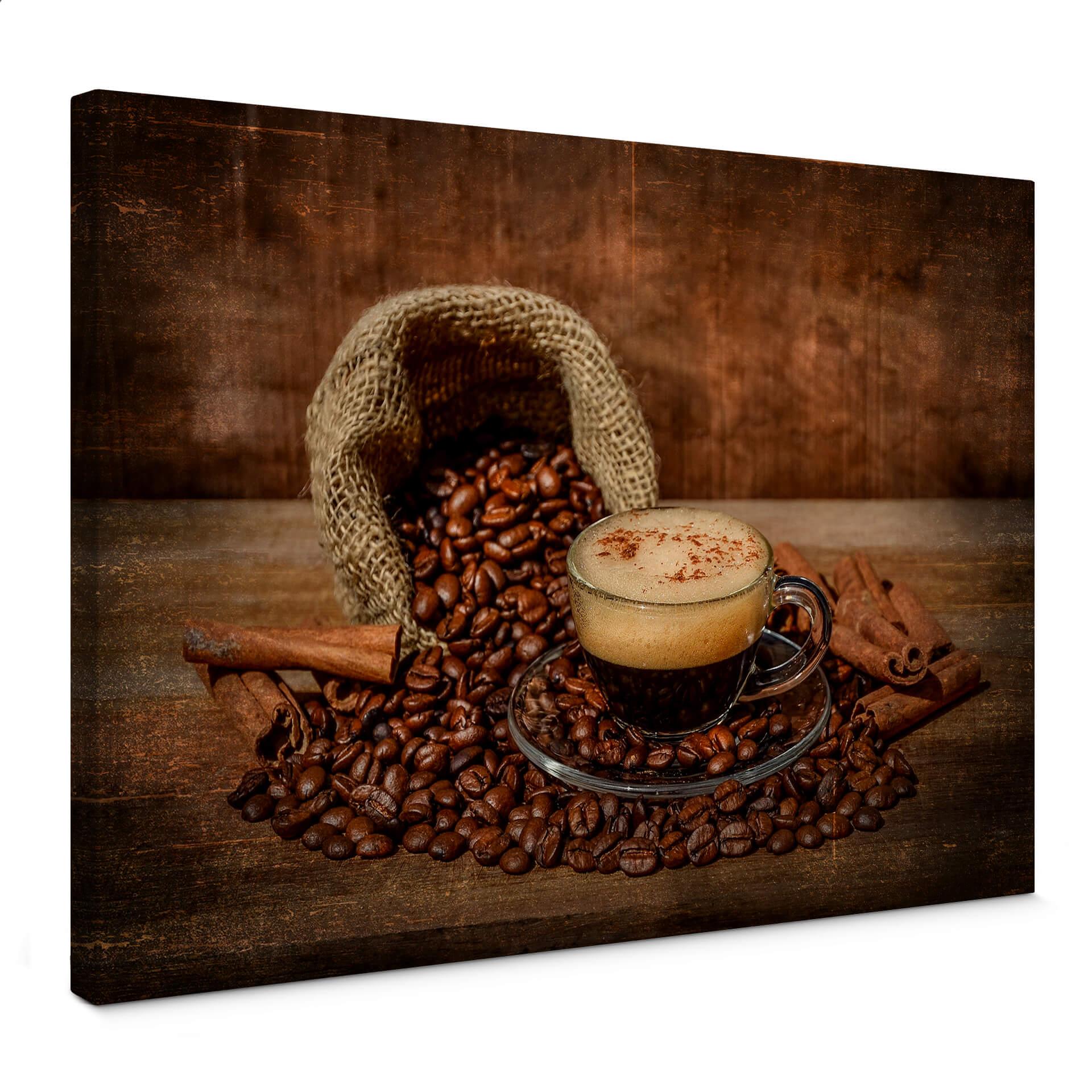 Canvasbillede - Coffee pleasure