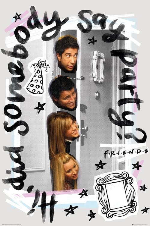 Poster, film poster Friends - Party 61x91,5 cm