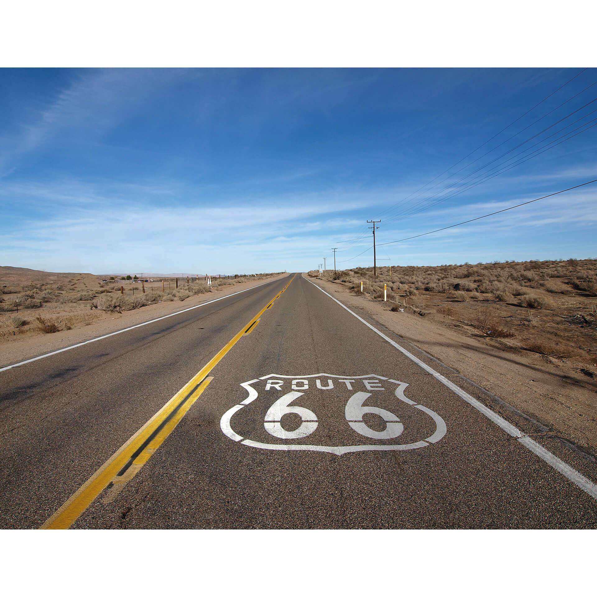 Fotobehang Route 66