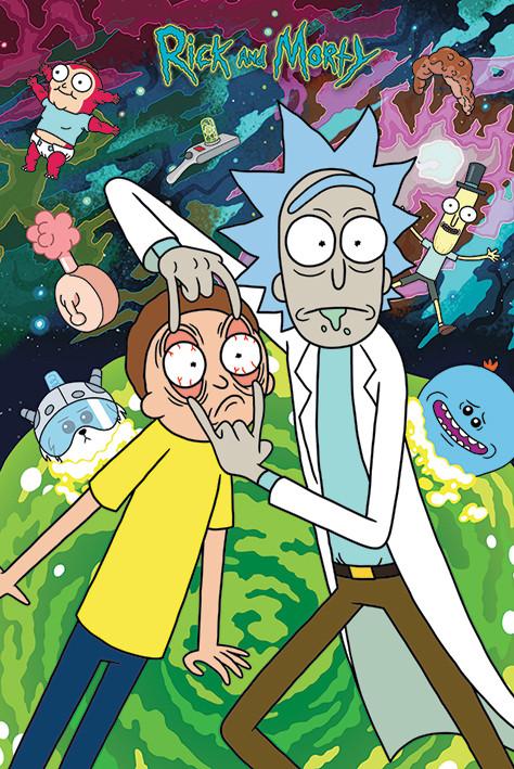 Poster, film poster Rick and Morty - Watch 61x91,5 cm