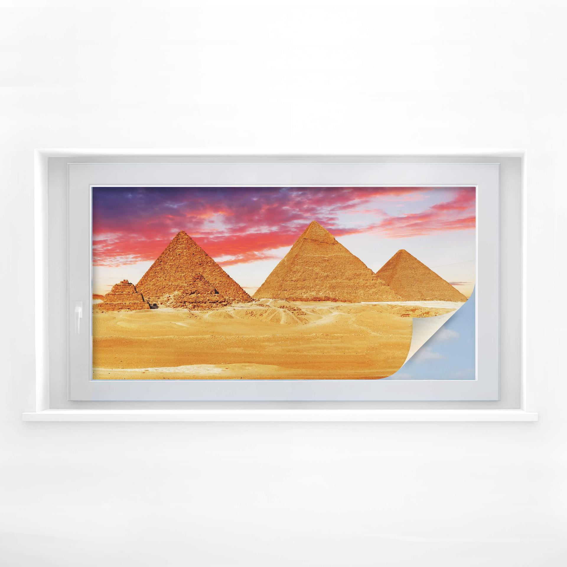 Film occultant - Les pyramides de Gizeh - Panorama