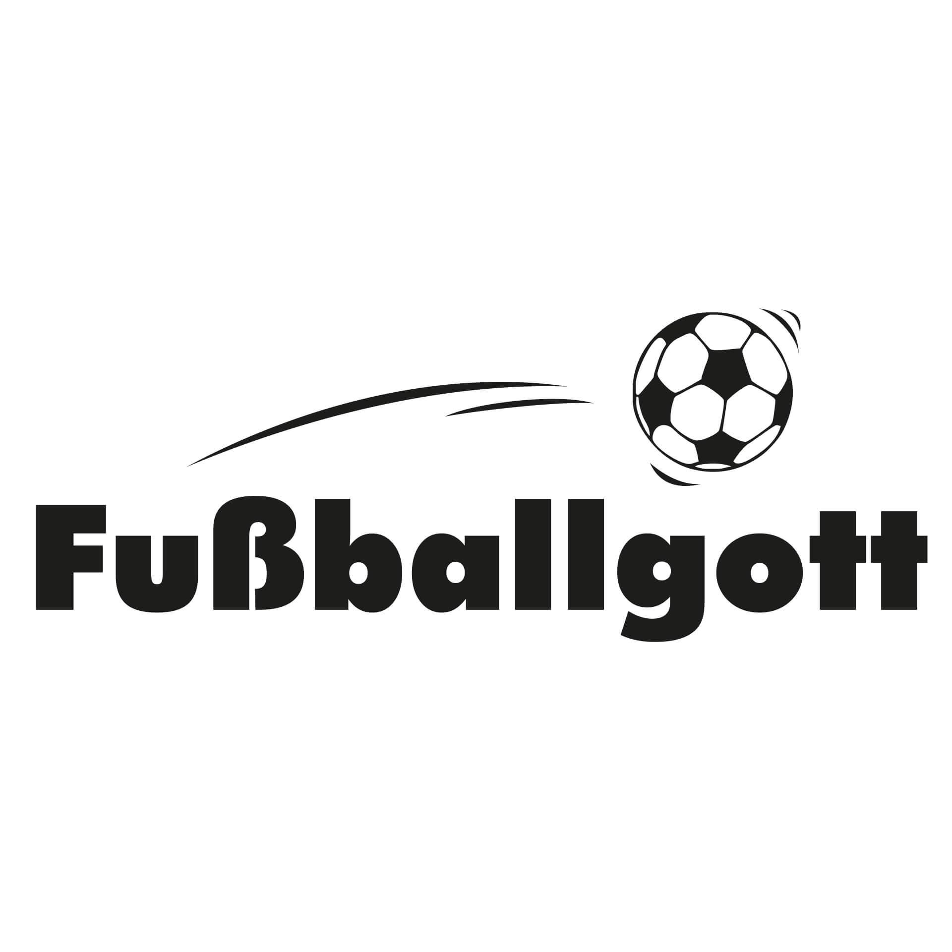 Wandtattoo Fussballgott