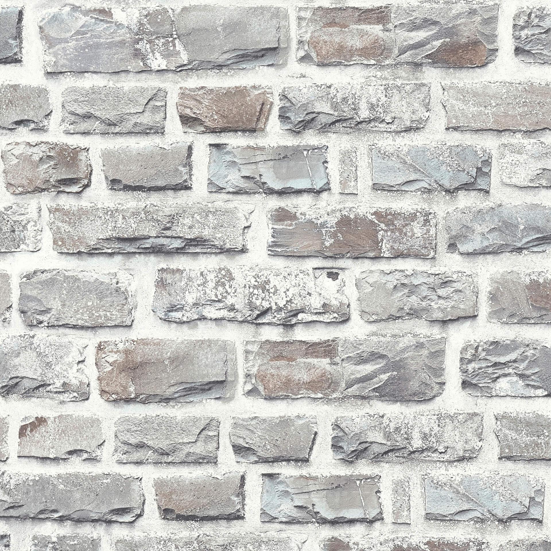 Livingwalls Vliesbehang Neue Bude 2.0 Stenen Optiek