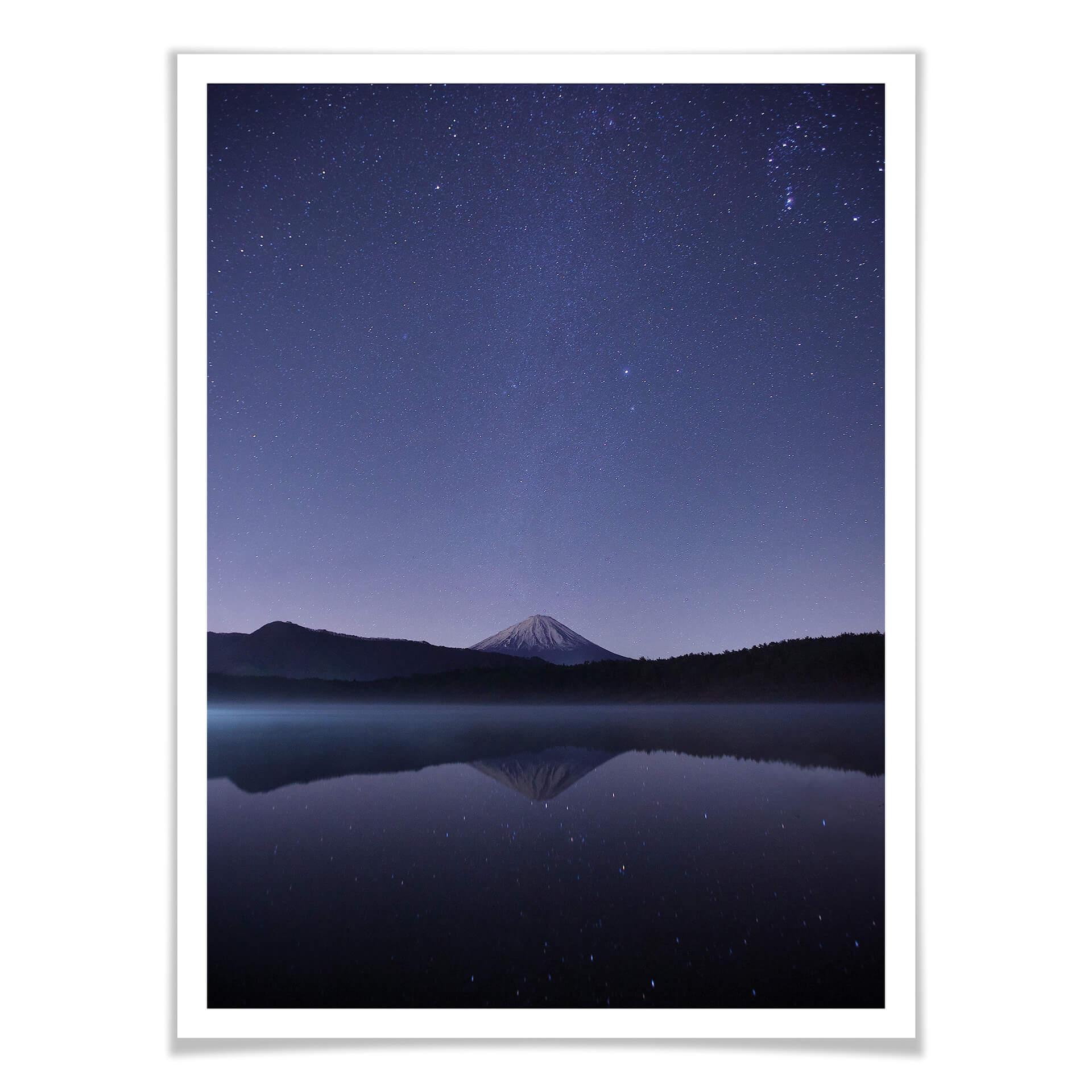 Póster del cielo nocturno