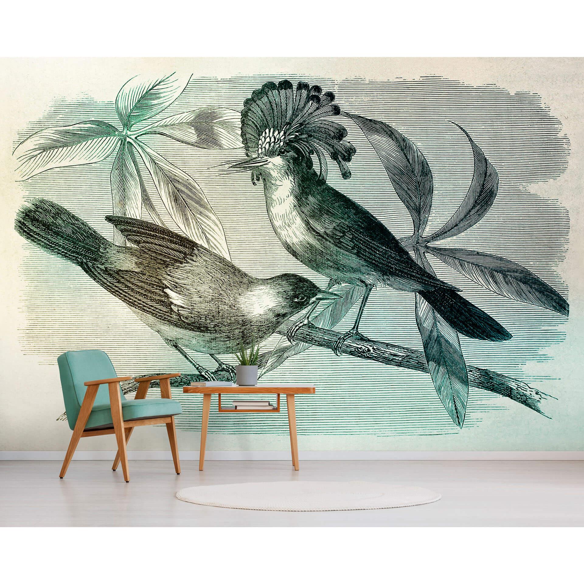 Livingwalls Fototapet Walls by Patel Birds 1