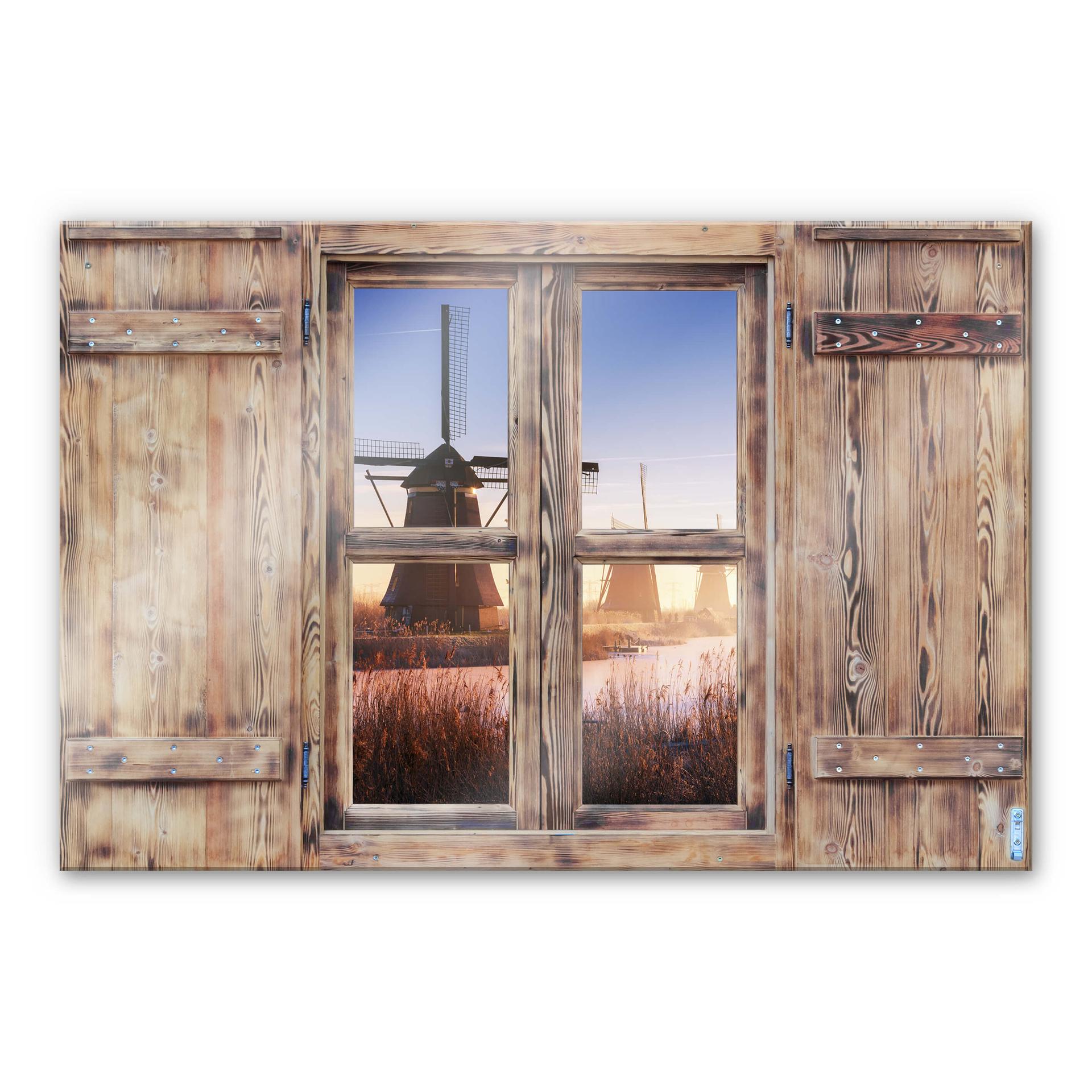 Glas Trompe L'oeil - Pablo - Kinderdijk 4