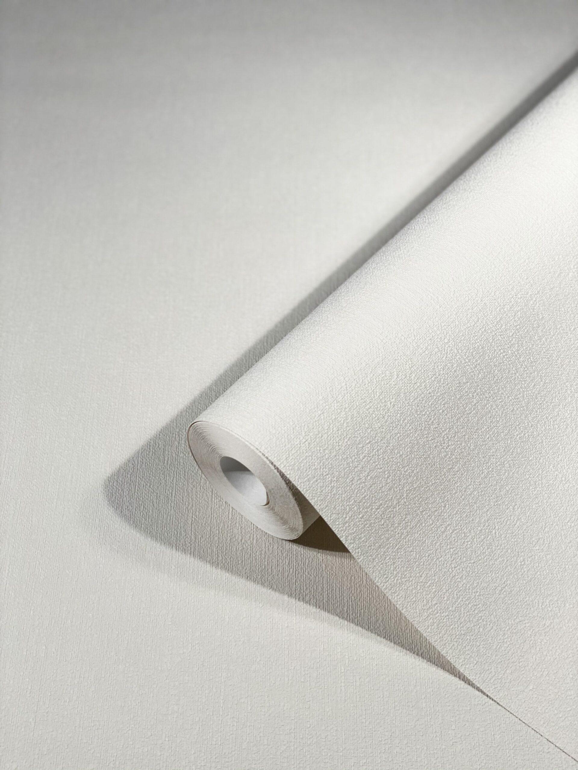 Ensfarvet tapet, non-woven vægbeklædning Novamur Jackie beige