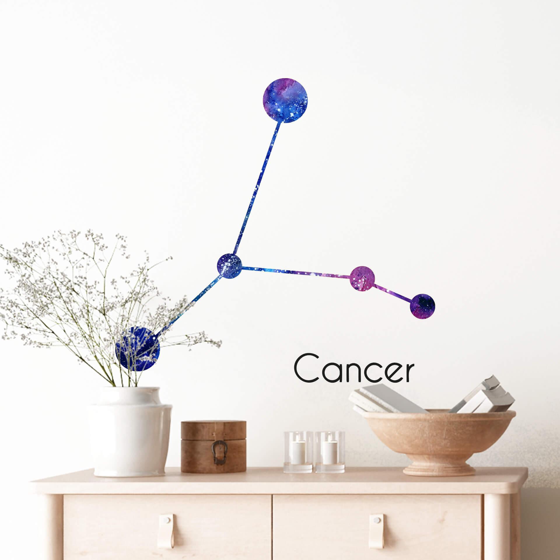 Wandtattoo Sternbild Cancer - Krebs